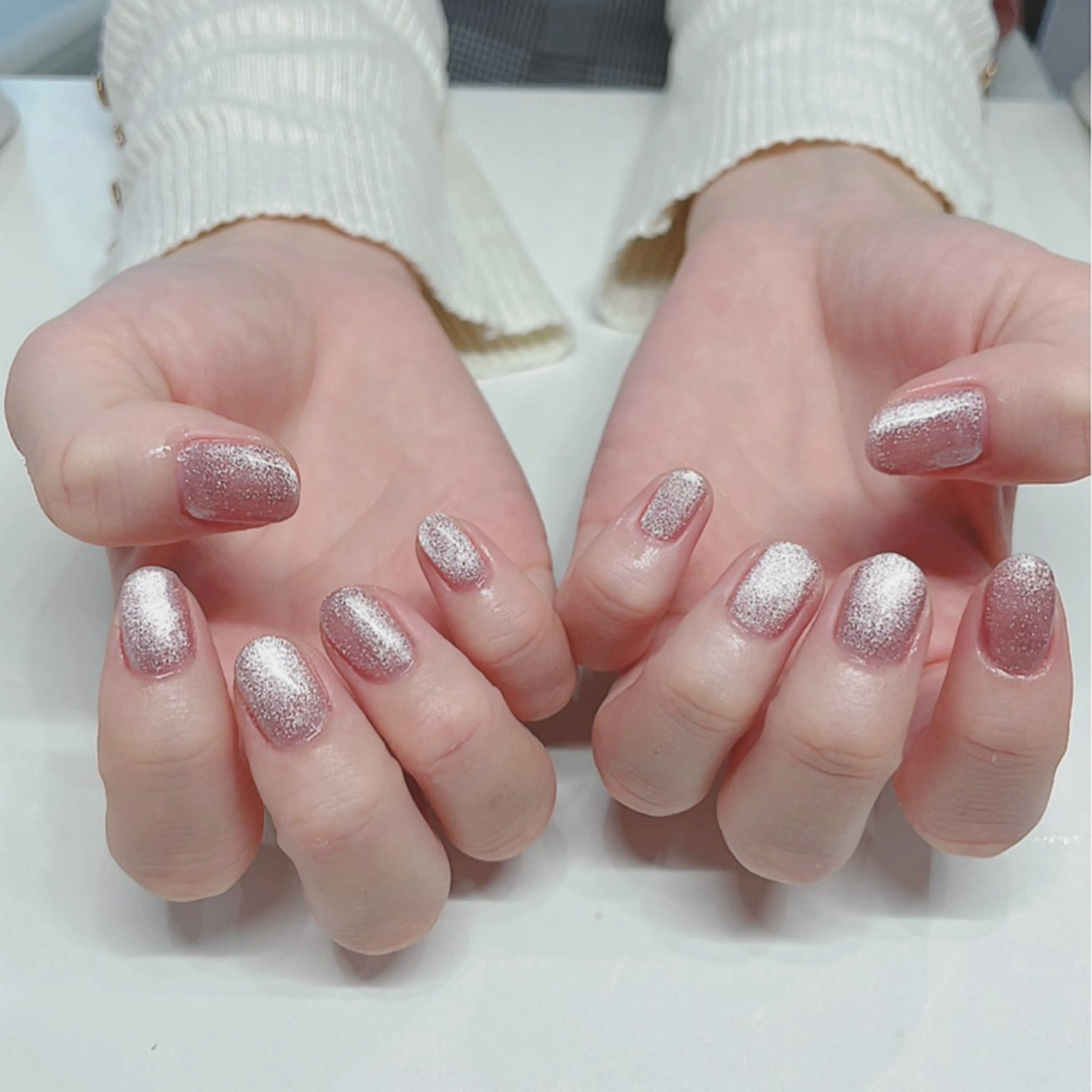 ネイル フラッシュネイル キラキラネイル Pure 亜里沙のネイルデザイン