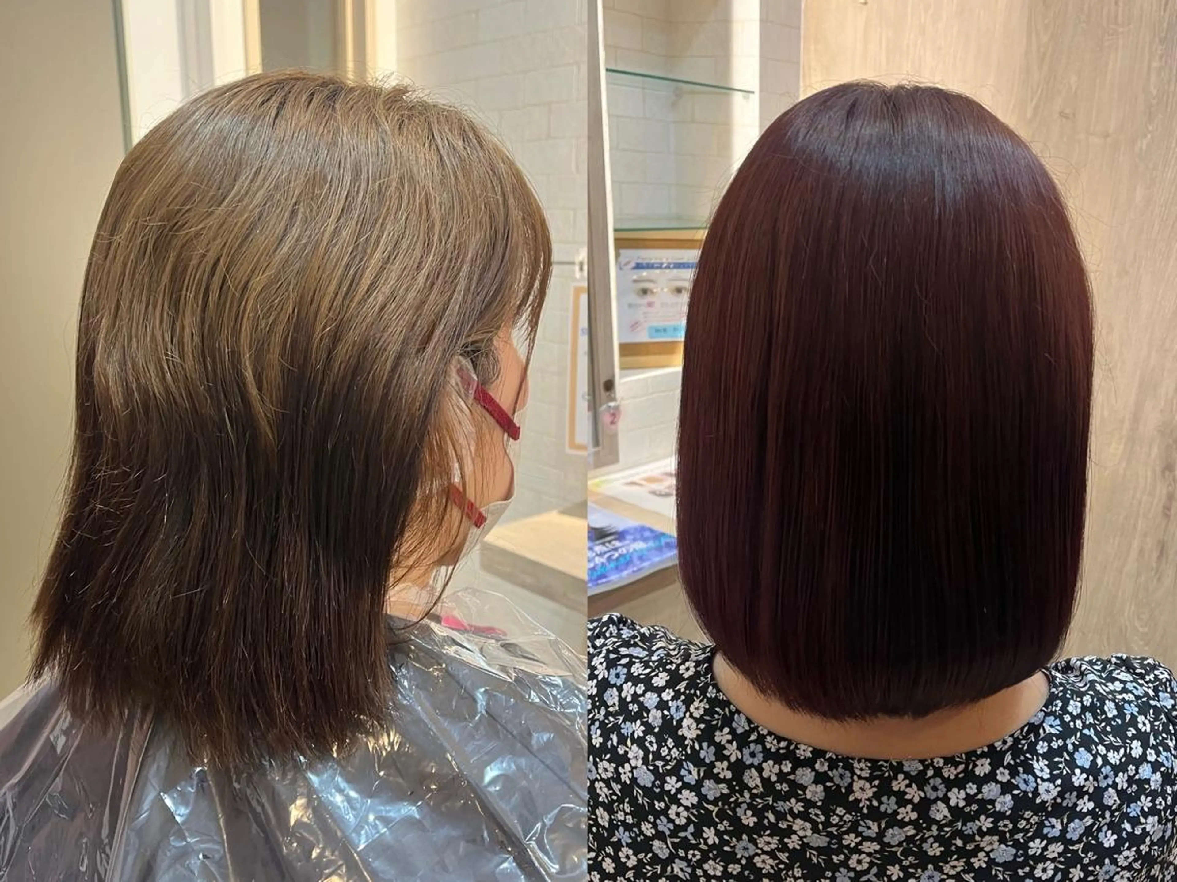 ミディアム カラー gabi hair LOOB所属・hina ✂︎のヘアスタイル