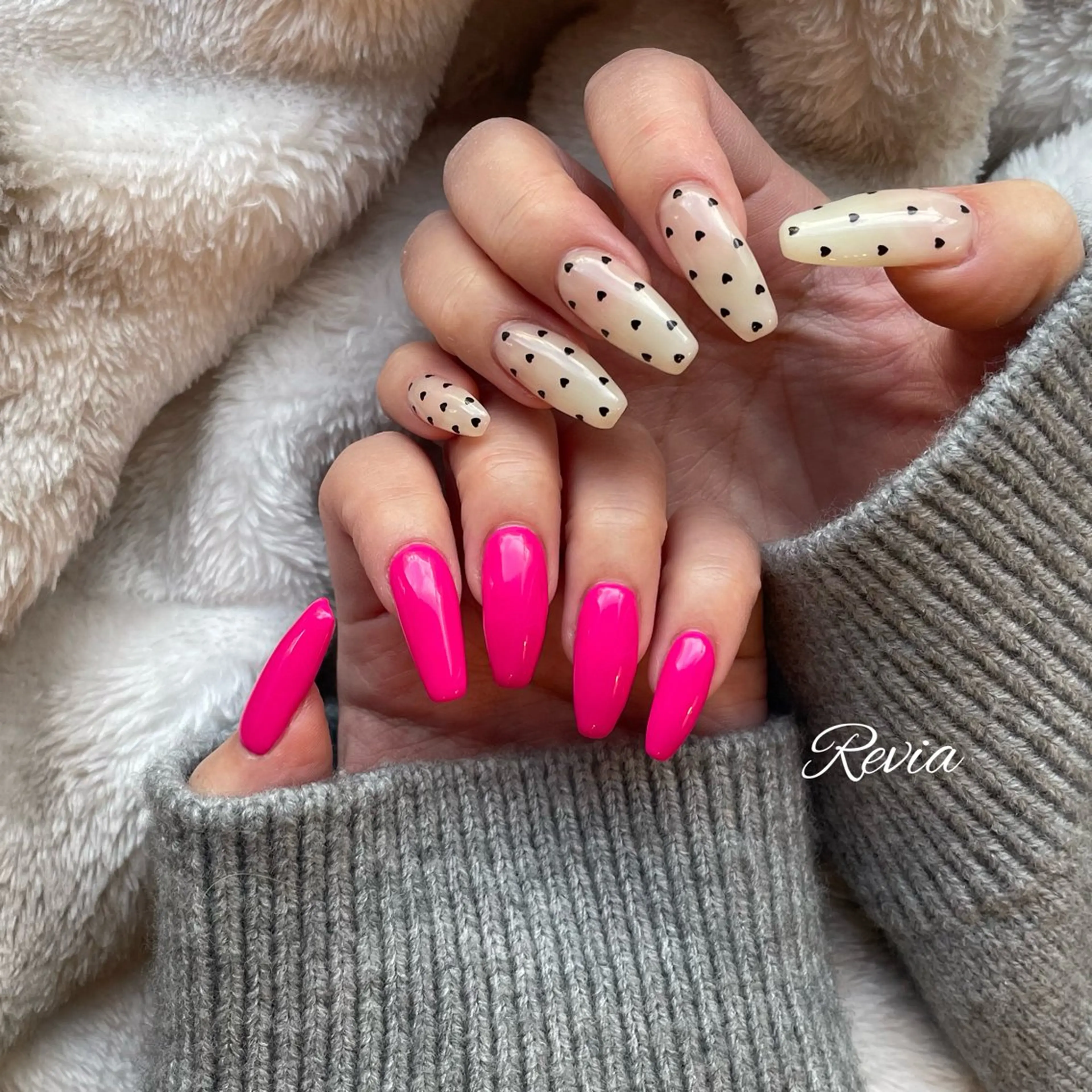 ネイル ハンドネイル revia所属・ERI Nailistのネイルデザイン