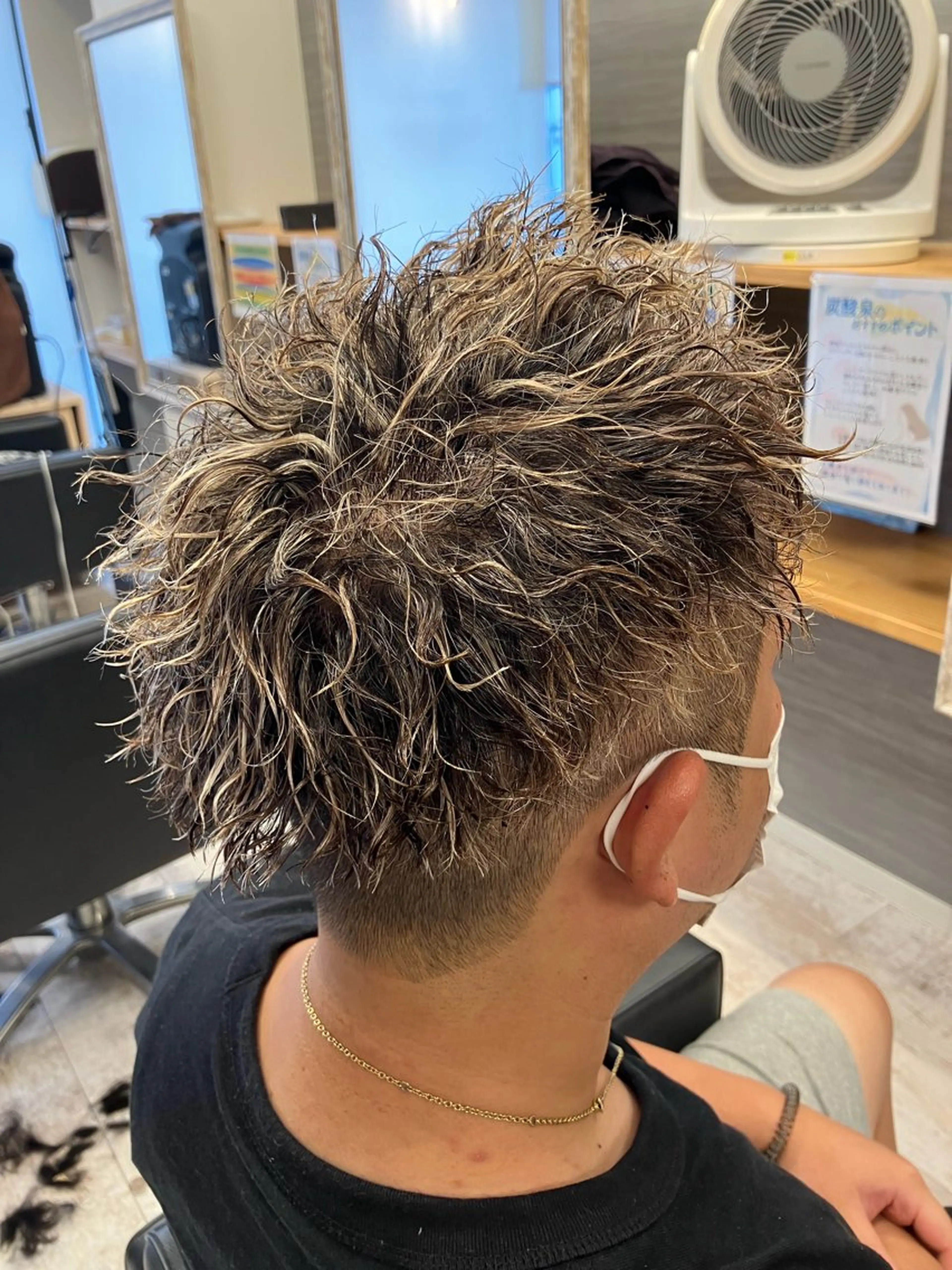 パーマ メンズ カット パーマ メンズ特化/パーマ/ フェードWATARUのヘアスタイル