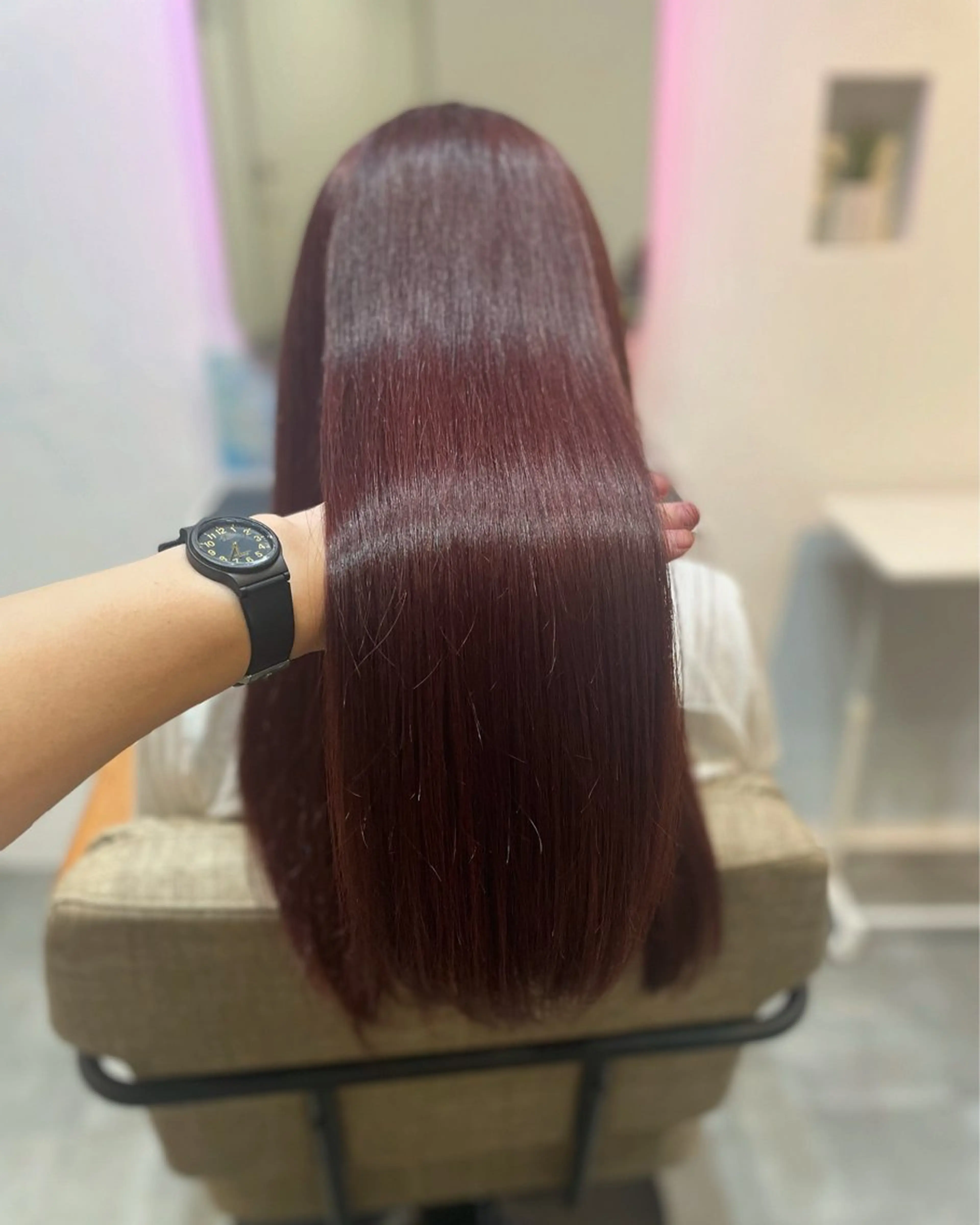 ロング カット ヘアカラー トリートメント ナチュラル🌿垢抜け 福澤ゆきあのヘアスタイル