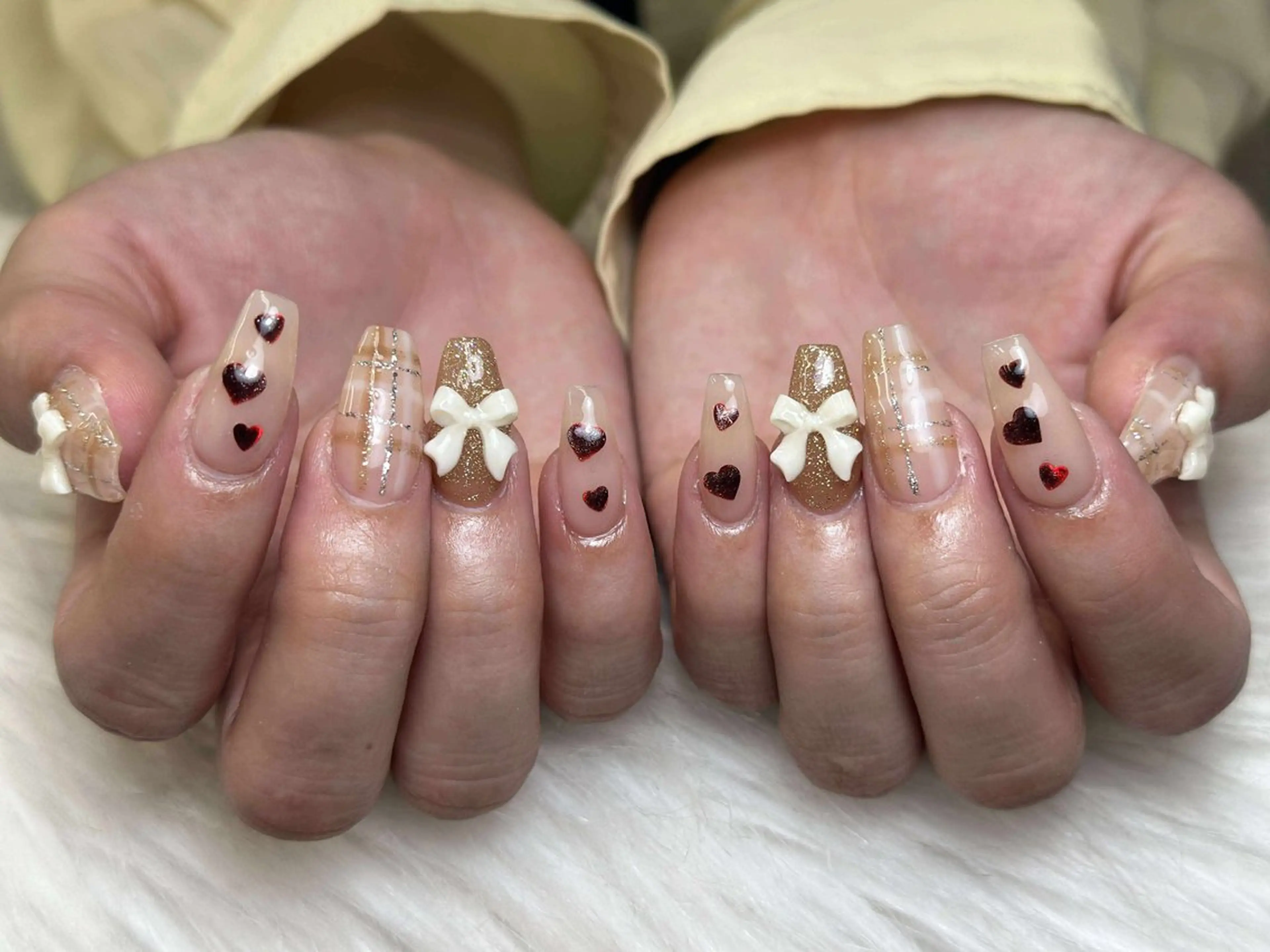 ネイル アートネイル 成人式 ジェルネイル ニュアンスネイル 夏ネイル ハンドネイル Nie Nail Shinokuboのネイルデザイン