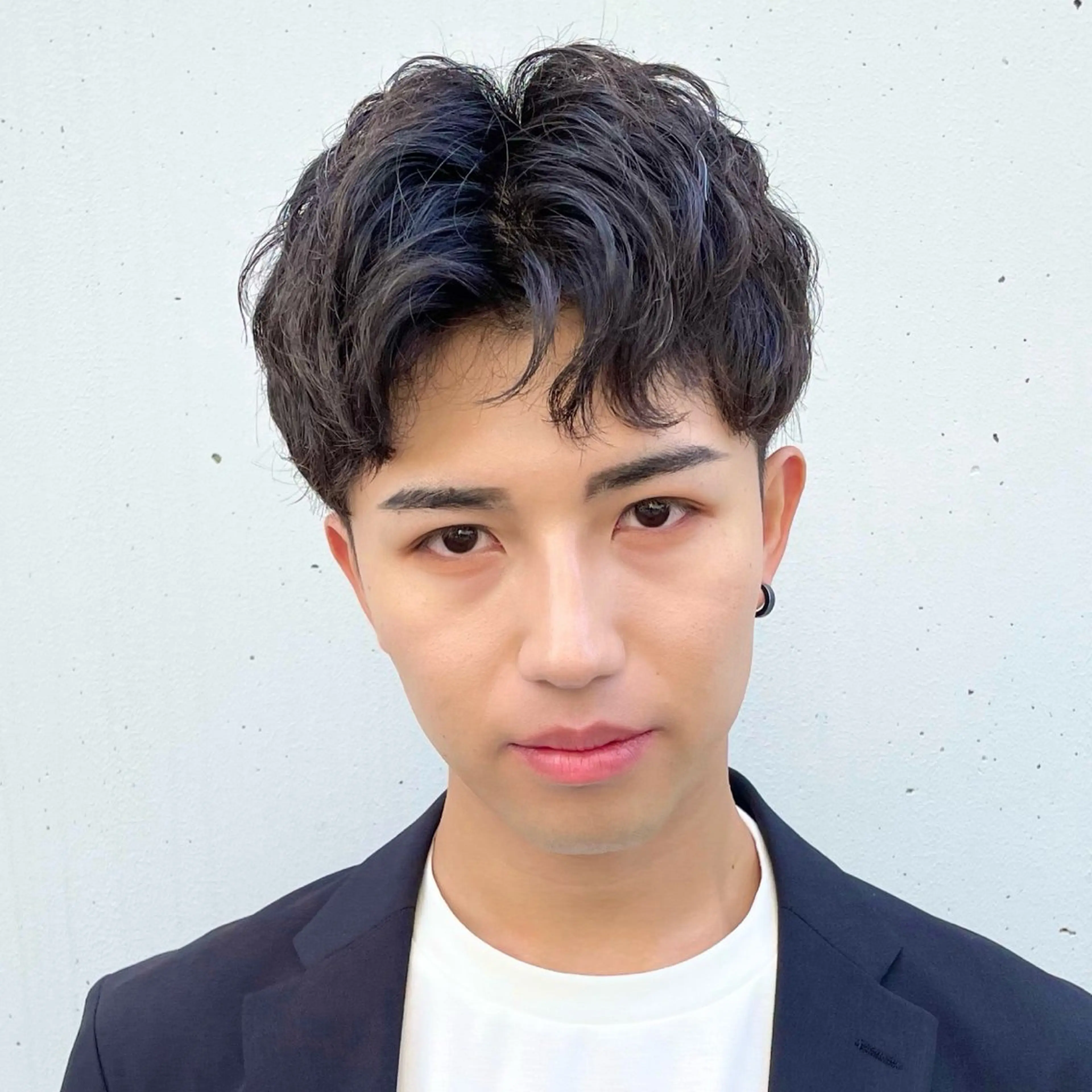 ショート メンズ メンズパーマ カット メンズ専門美容師✂︎ 大庭勝己のヘアスタイル