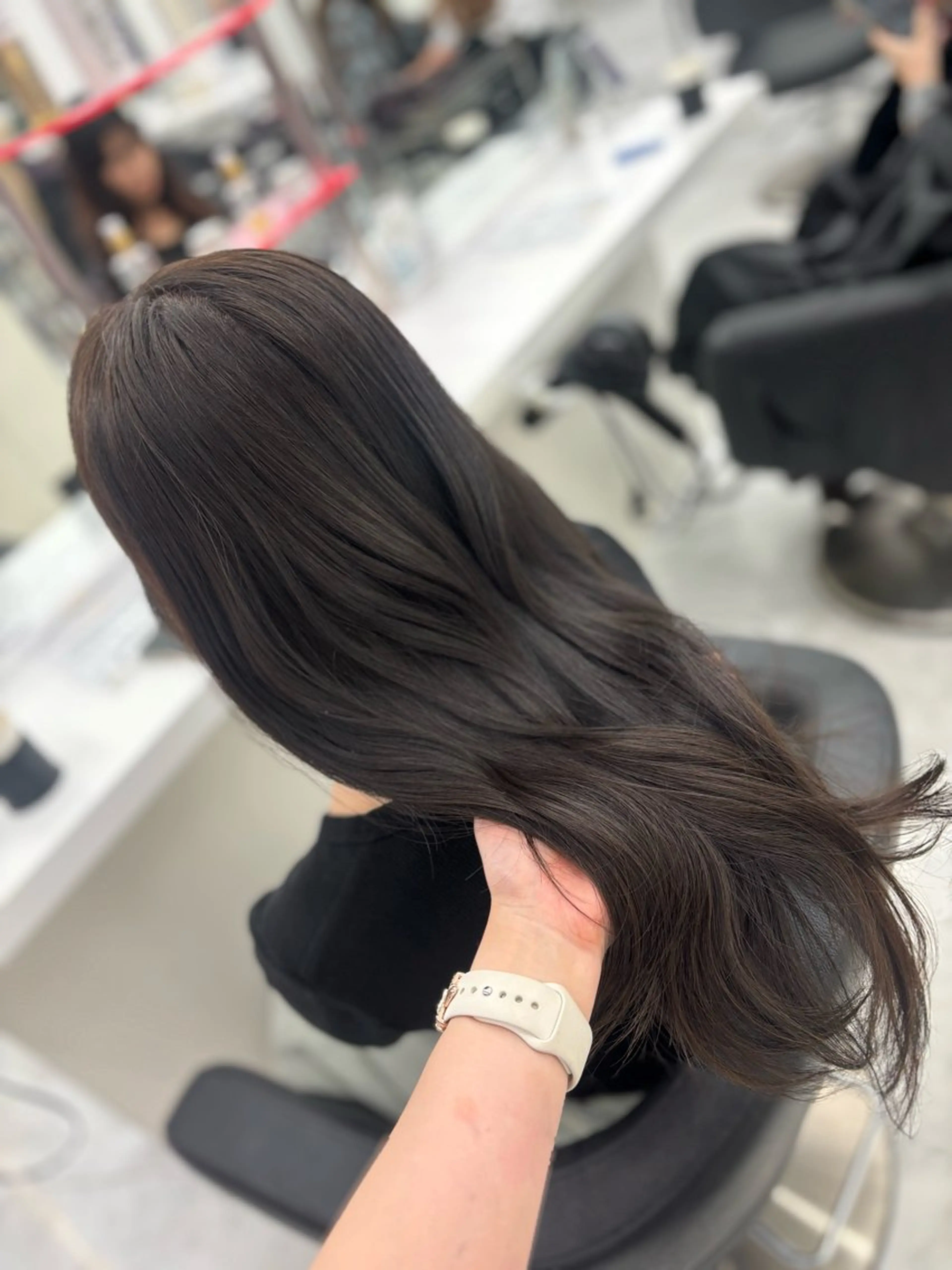 ロング カラー カット ヘアカラー 🤍レイヤー/顔周り 暖色hirari🤍のヘアスタイル