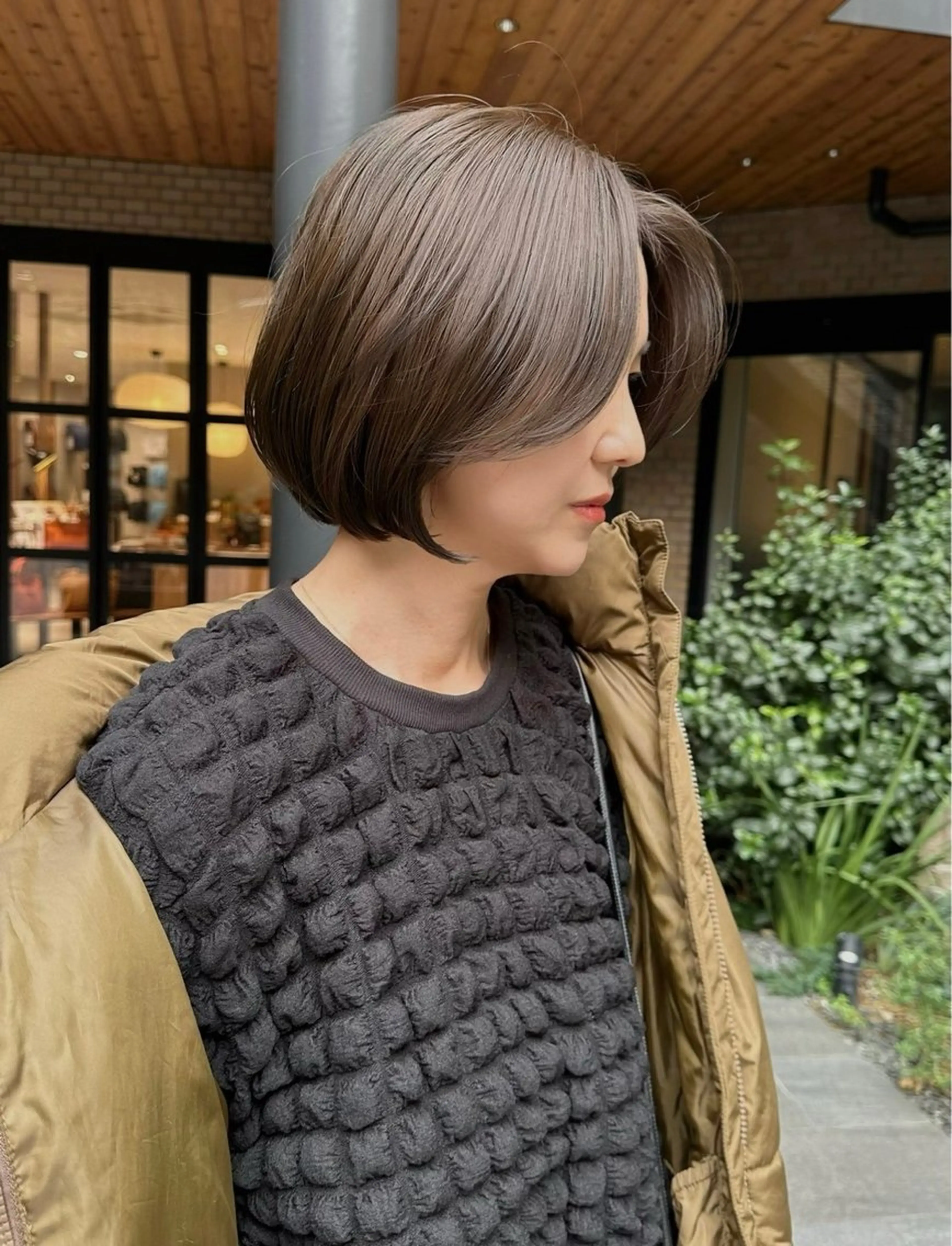 ショート カラー オーガニックカラー 林 美佑のヘアスタイル