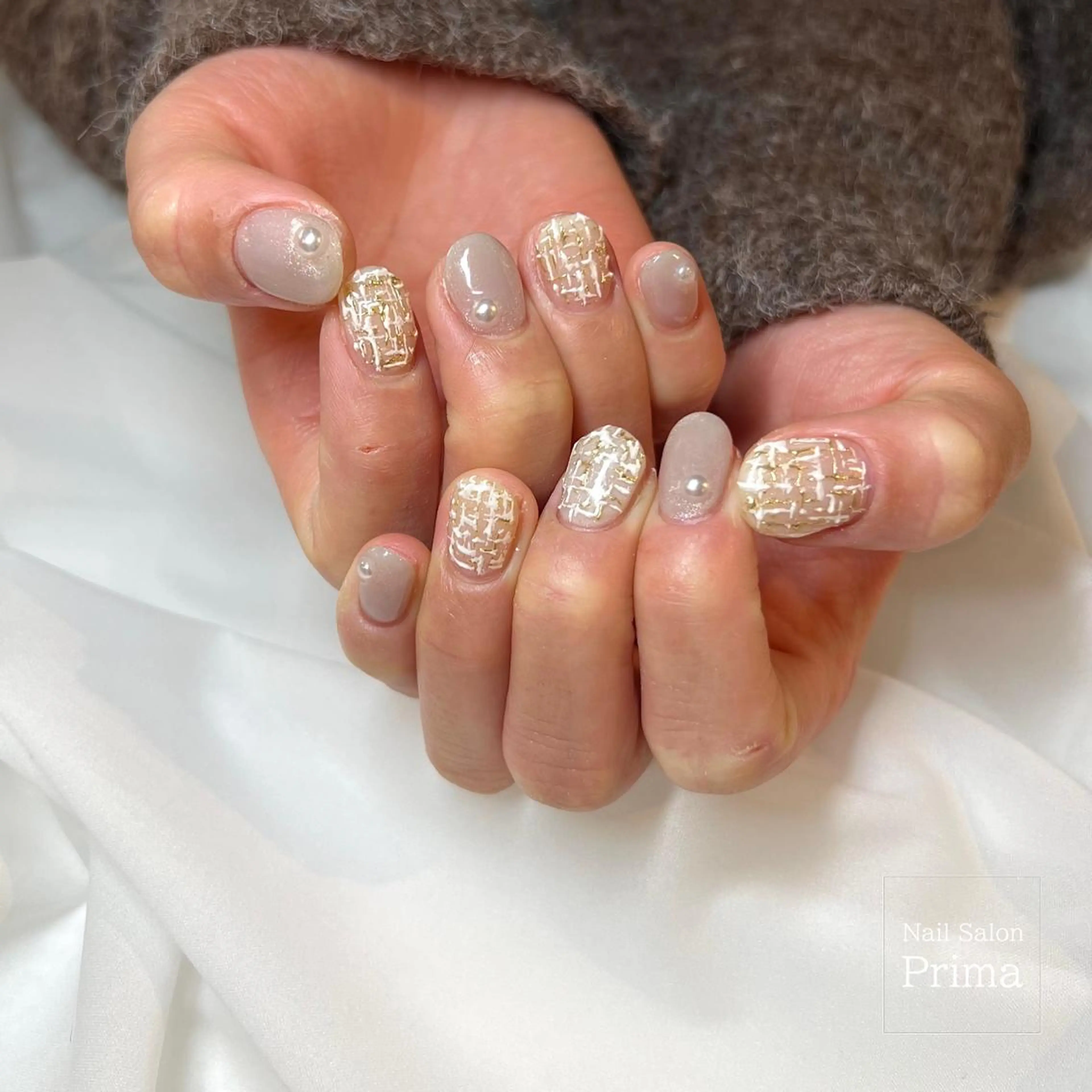 ミディアム ネイル ハンドネイル Nail Salon Prima所属・SalonPrima 宇佐美【産休中】のネイルデザイン