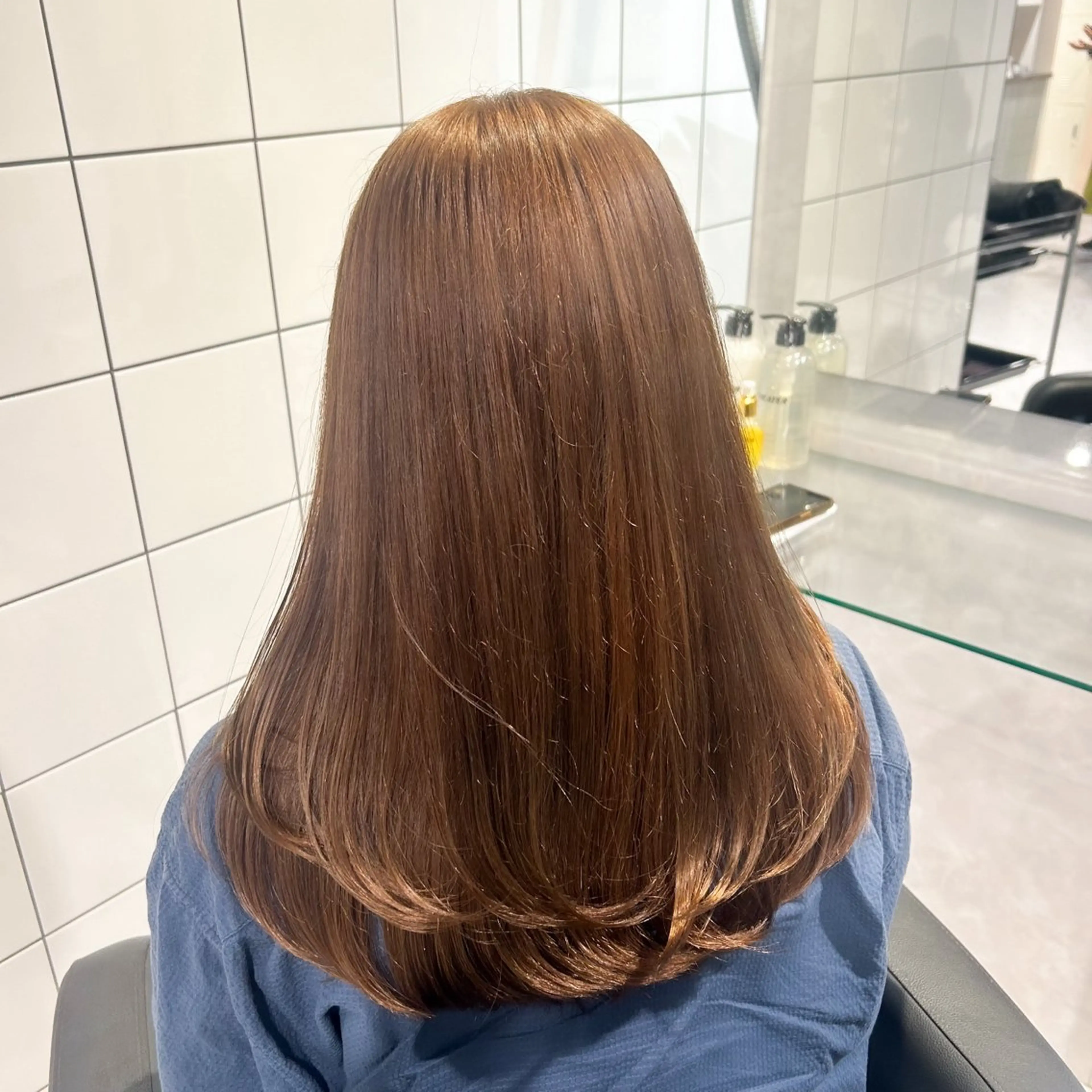 ロング カラー ヘアカラー トリートメント 表参道/透明感カラー /暗髪/ジュキヤのヘアスタイル