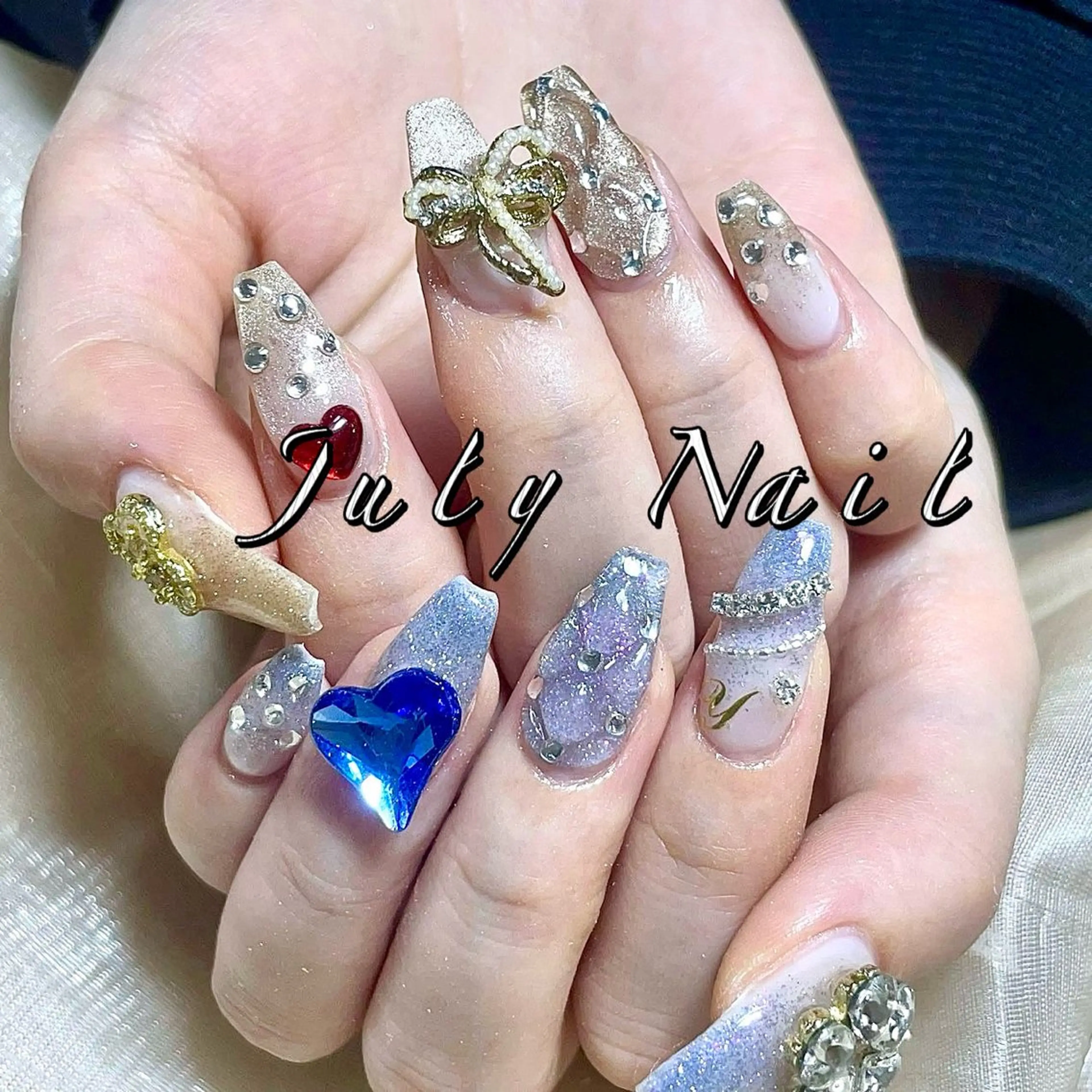 カラー July Nail 新横浜駅のネイルデザイン