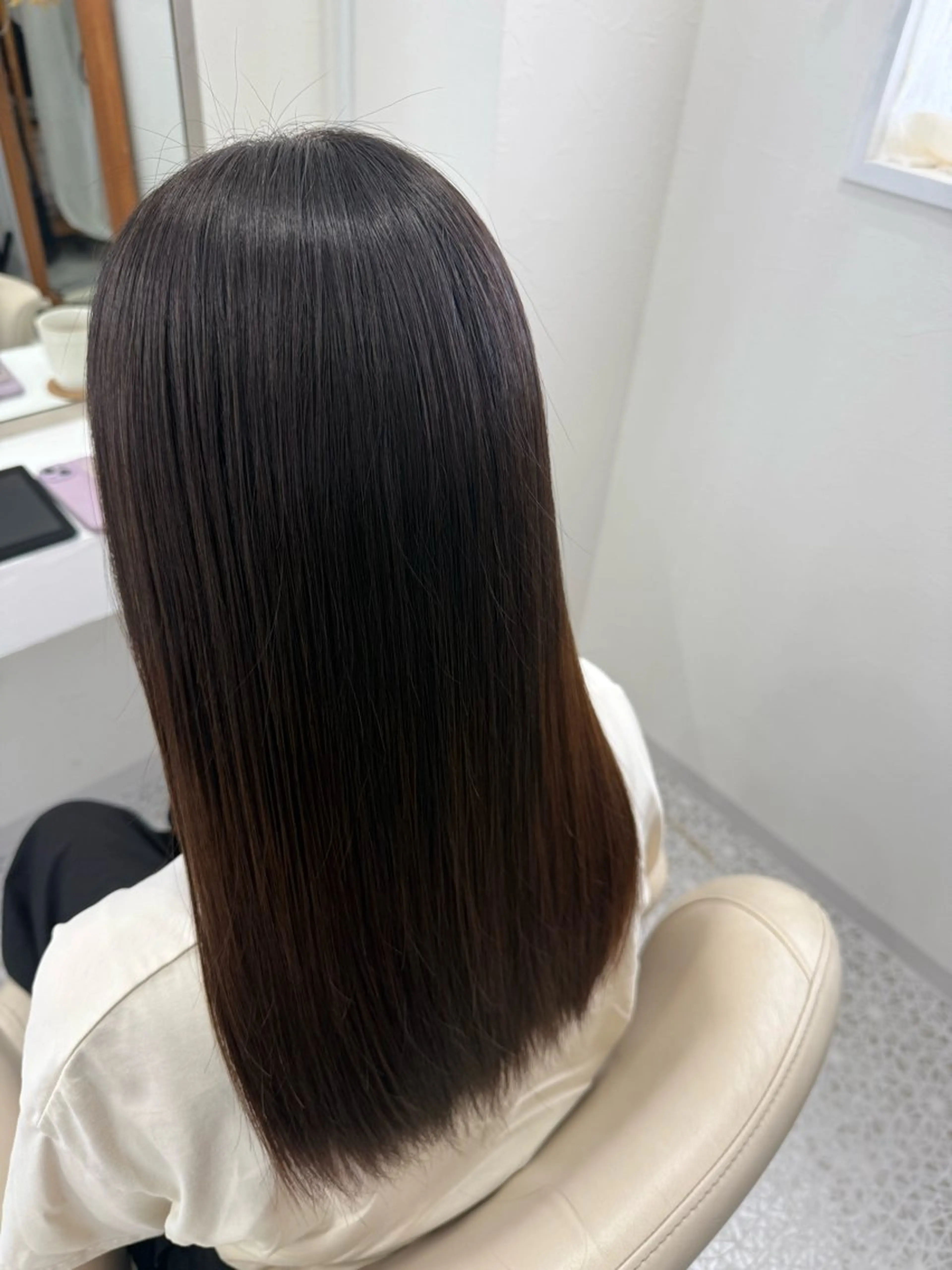 セミロング 縮毛矯正 LOMARLIE/ NATUMIのヘアスタイル