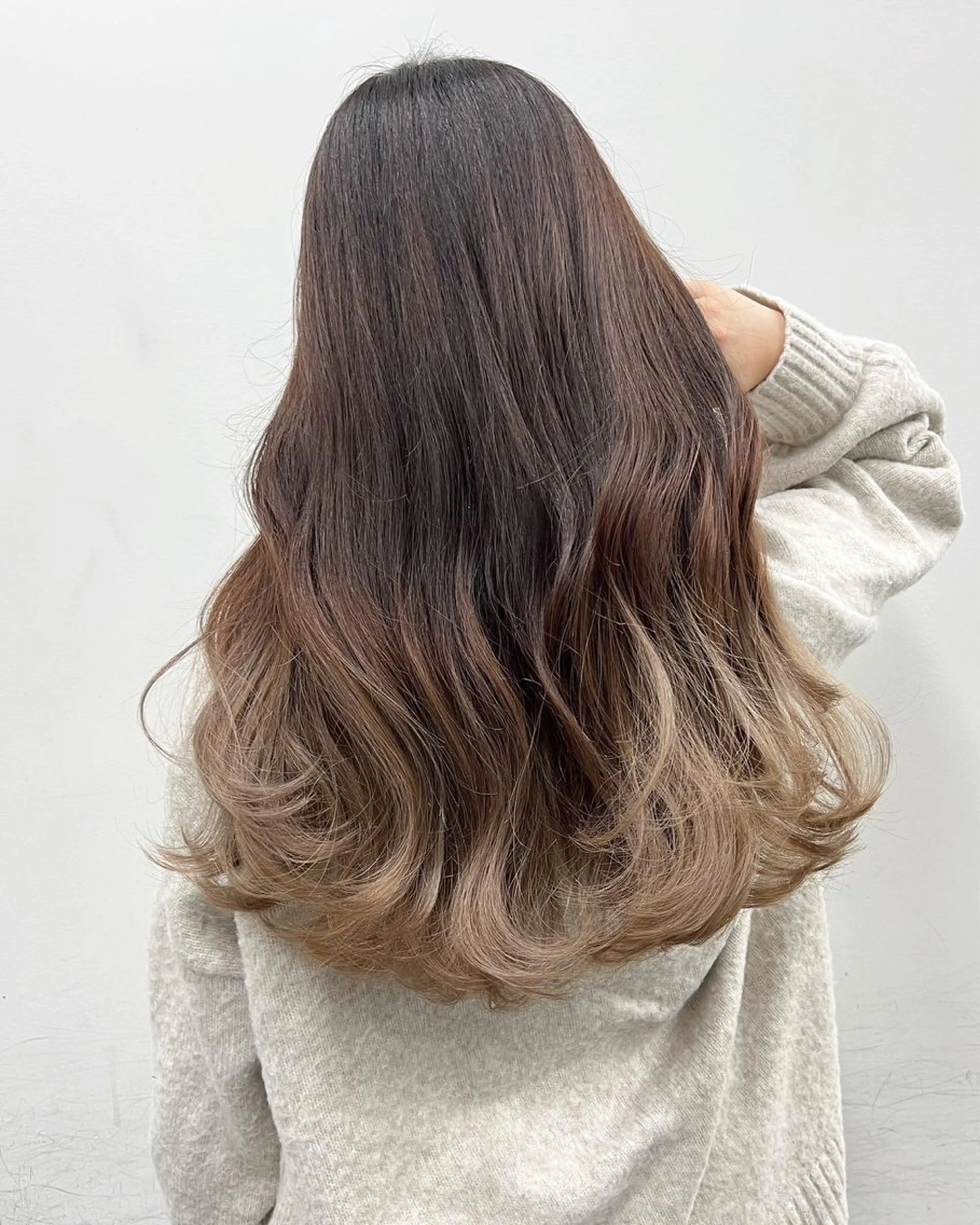 ロング カラー パーマ ロング amble luxe 髪質改善 💕のヘアスタイル