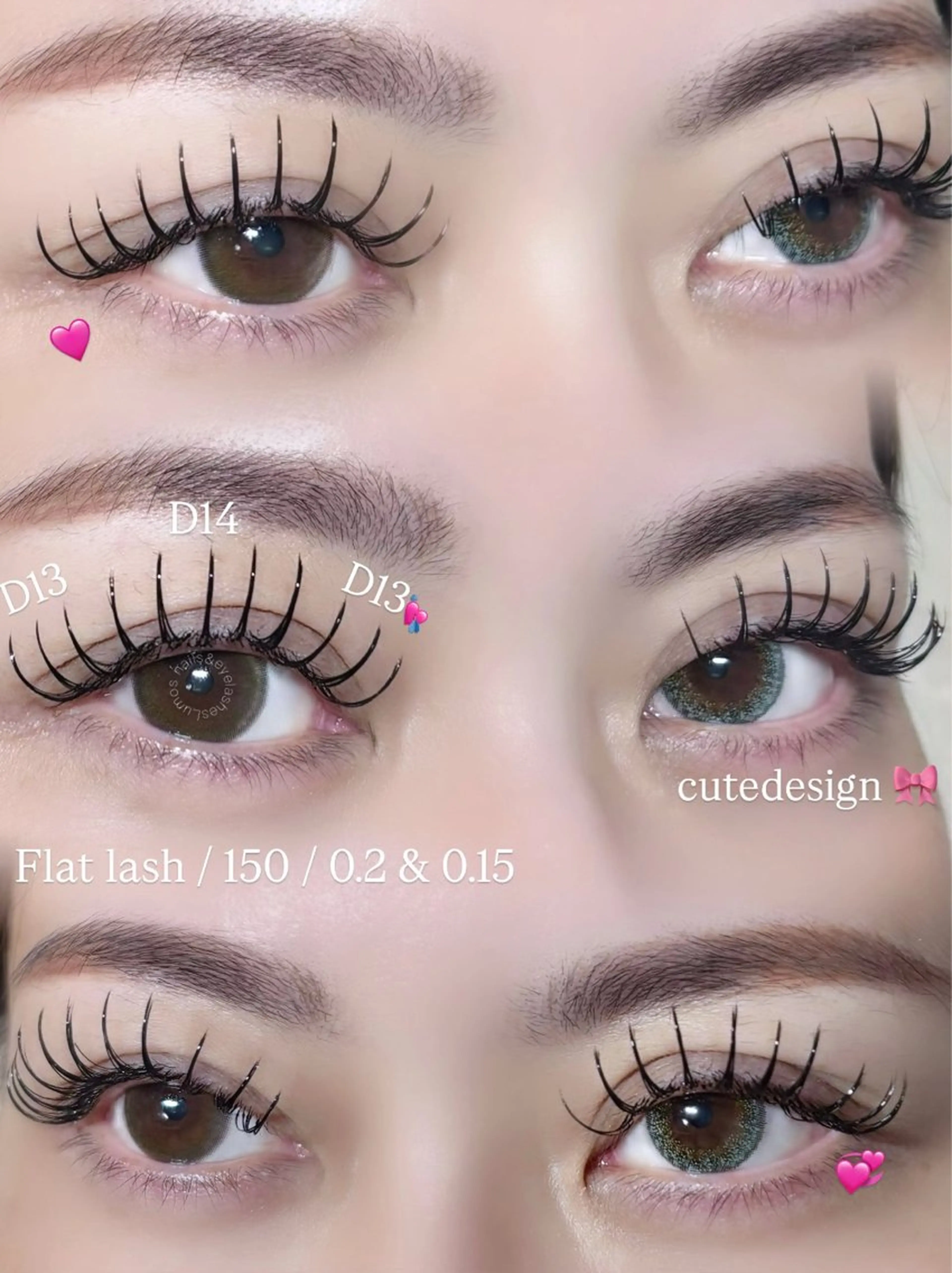 マツエク・マツパ マツエク Lumos sakura🎀🔗のマツエク・マツパデザイン