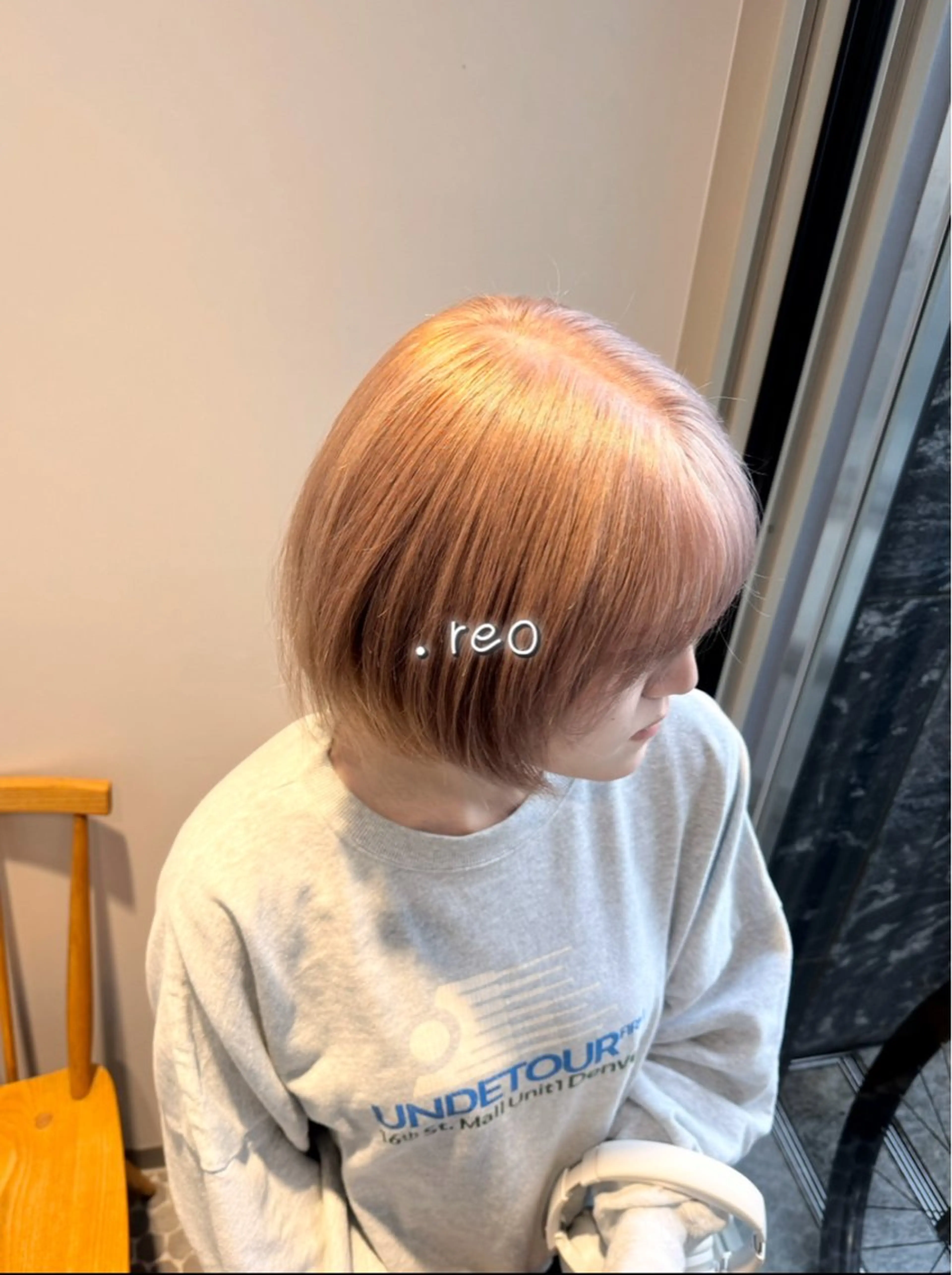 ショート ヘアカラー トリートメント SALOWIN 大宮 crest所属・.ｒｅｏ 【夜型美容師】のヘアスタイル