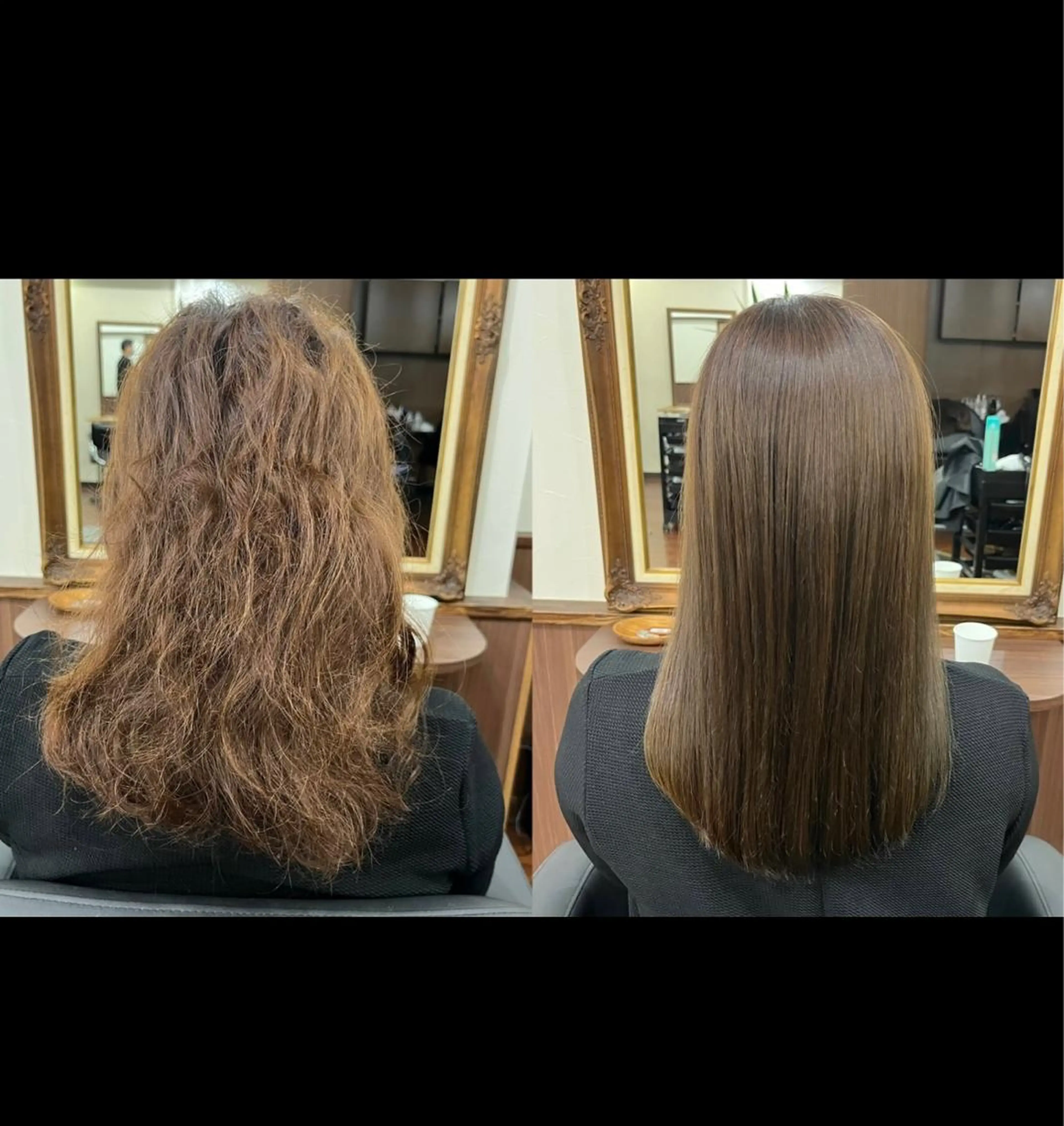 ロング ヘアカラー トリートメント シェアサロン9seat所属・髪質改善/ 安藤綾華のヘアスタイル