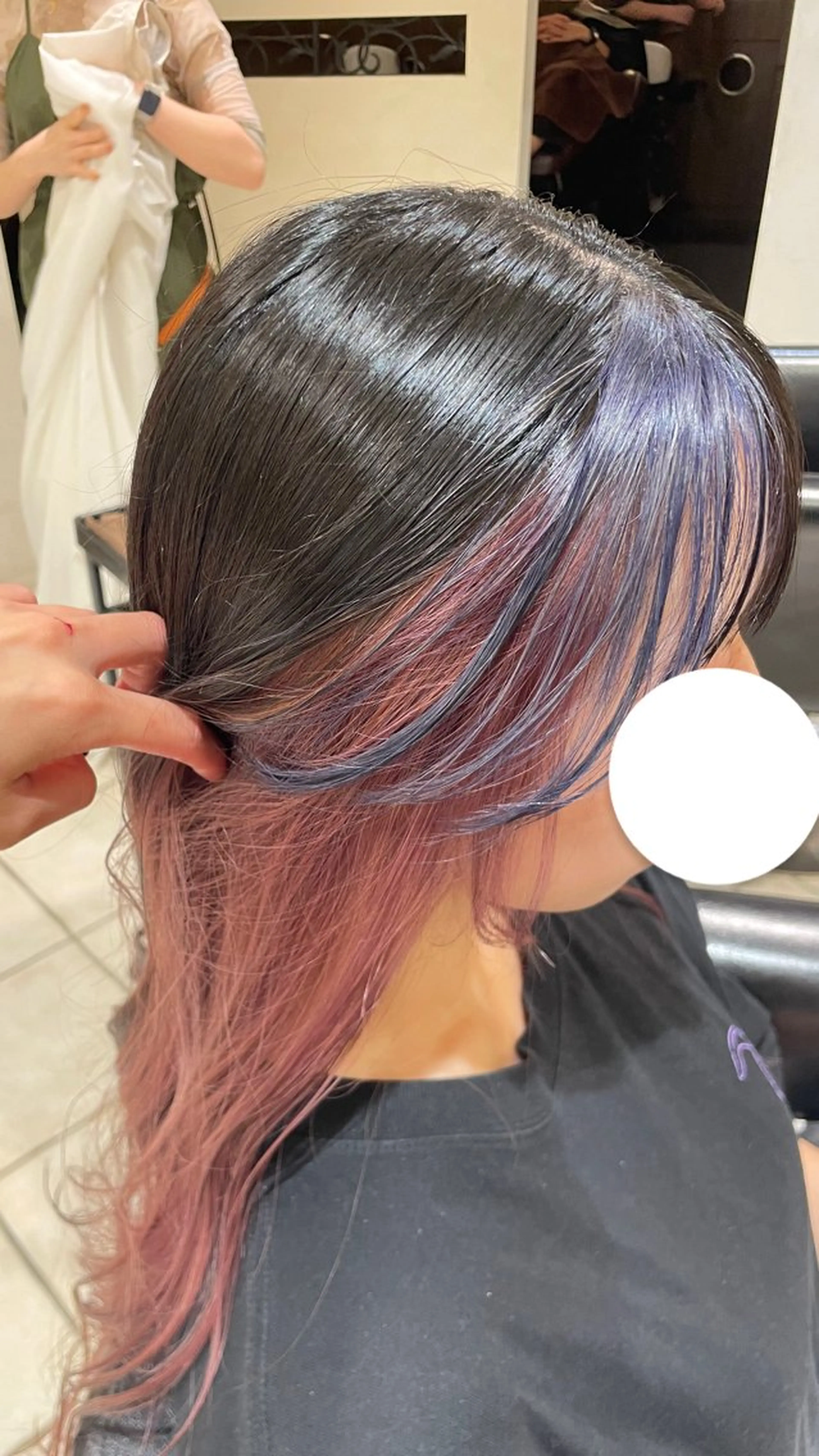 ロング カラー ヘアカラー トリートメント 🩵RIKO🩵 透明感カラー🫧のヘアスタイル