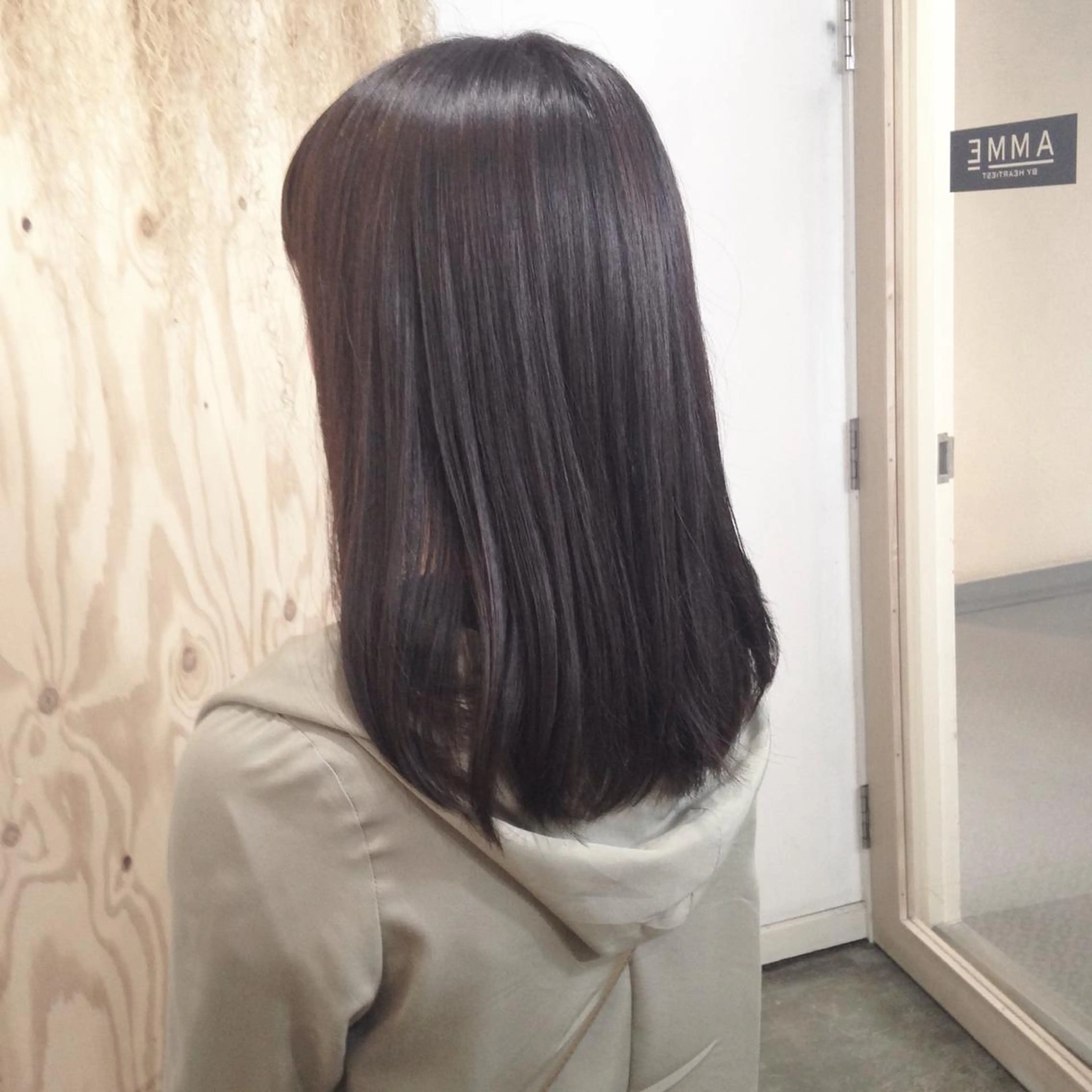 ミディアム カラー アッシュ ブルーカラー ブルーアッシュ 💎髪質改善💎 デザイナーshinのヘアスタイル