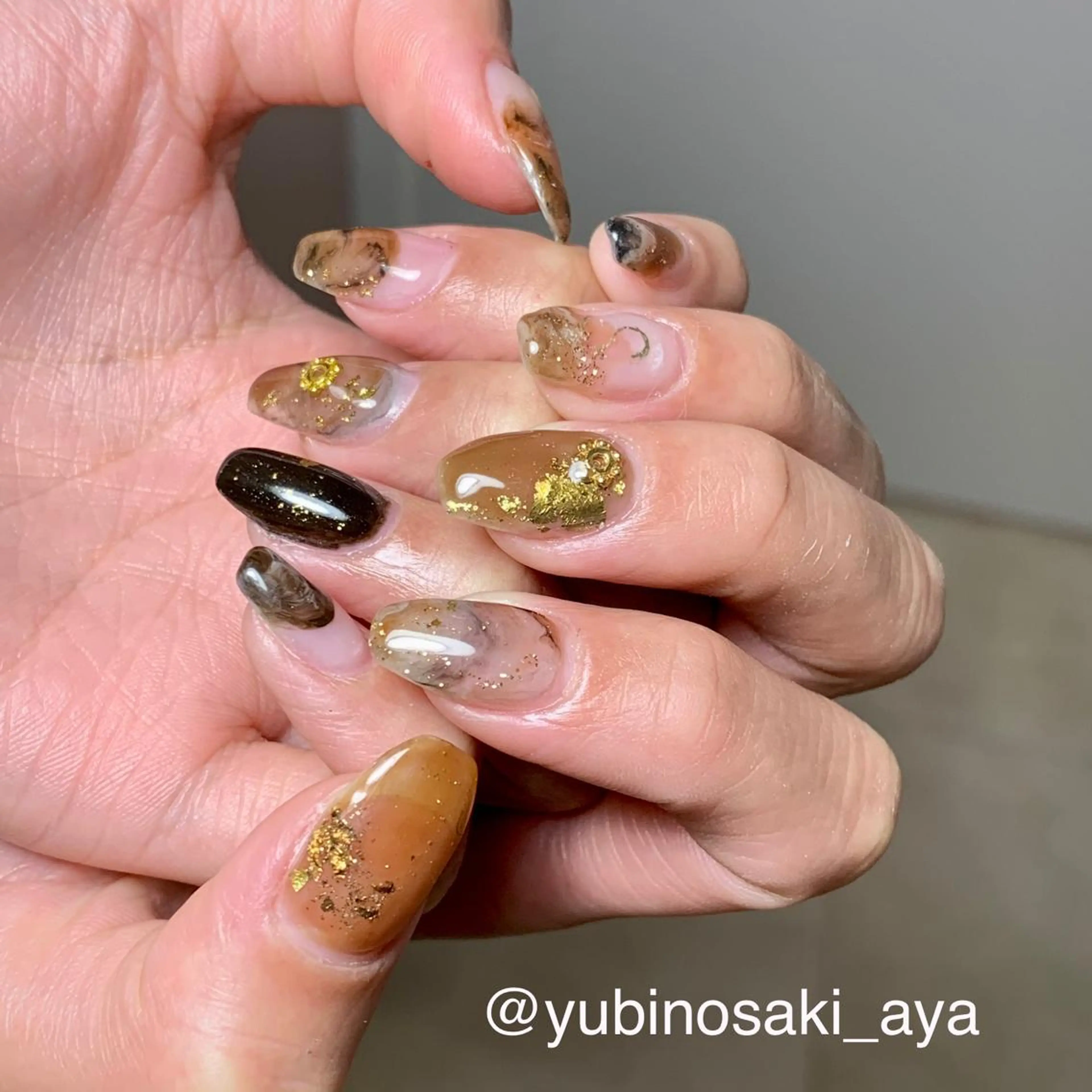 ネイル ゆびノさき茨木店 ニュアンス/アートのネイルデザイン