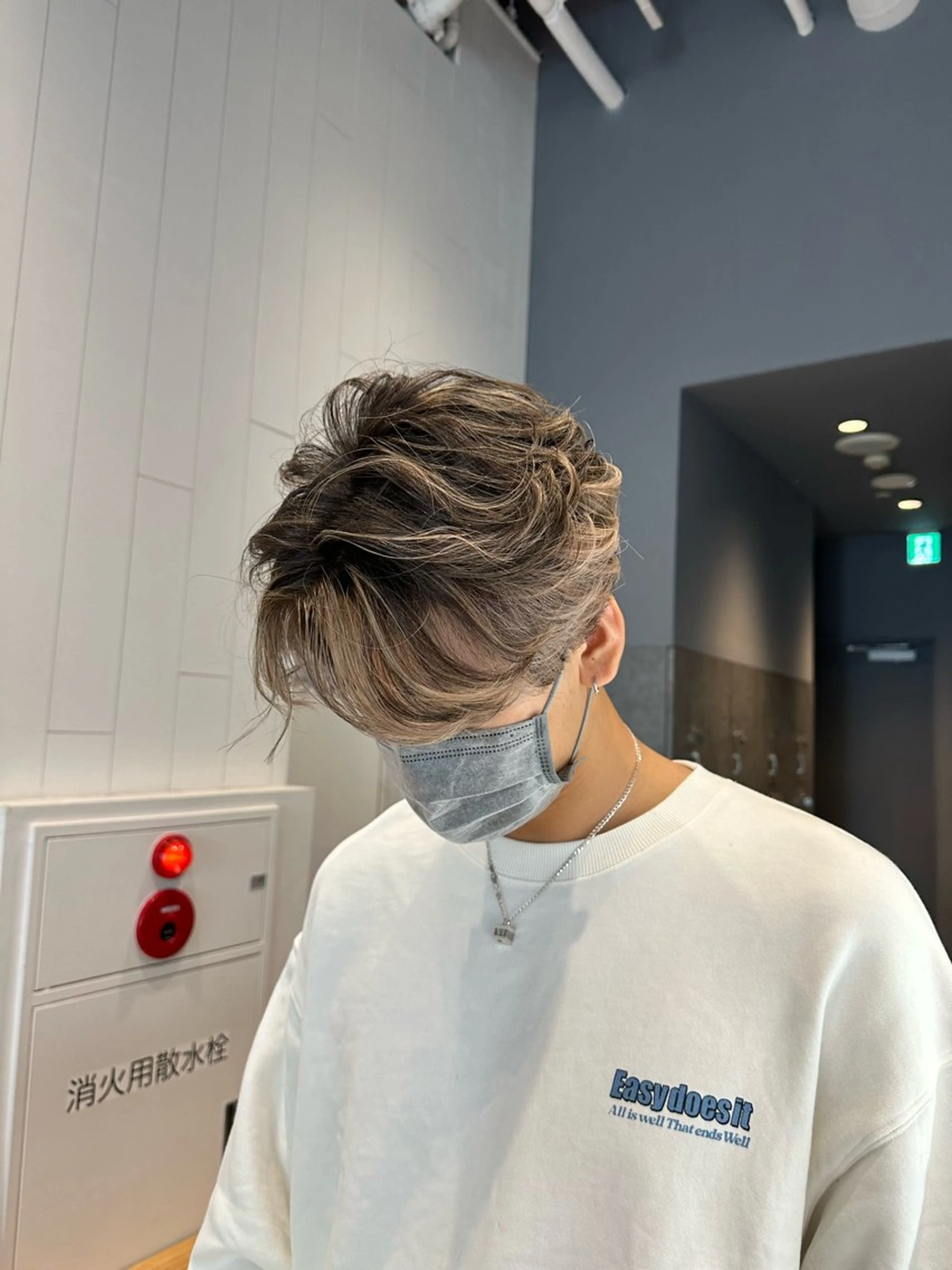 メンズ メンズパーマ カット パーマ 奈良奎汰 メンズカットのヘアスタイル