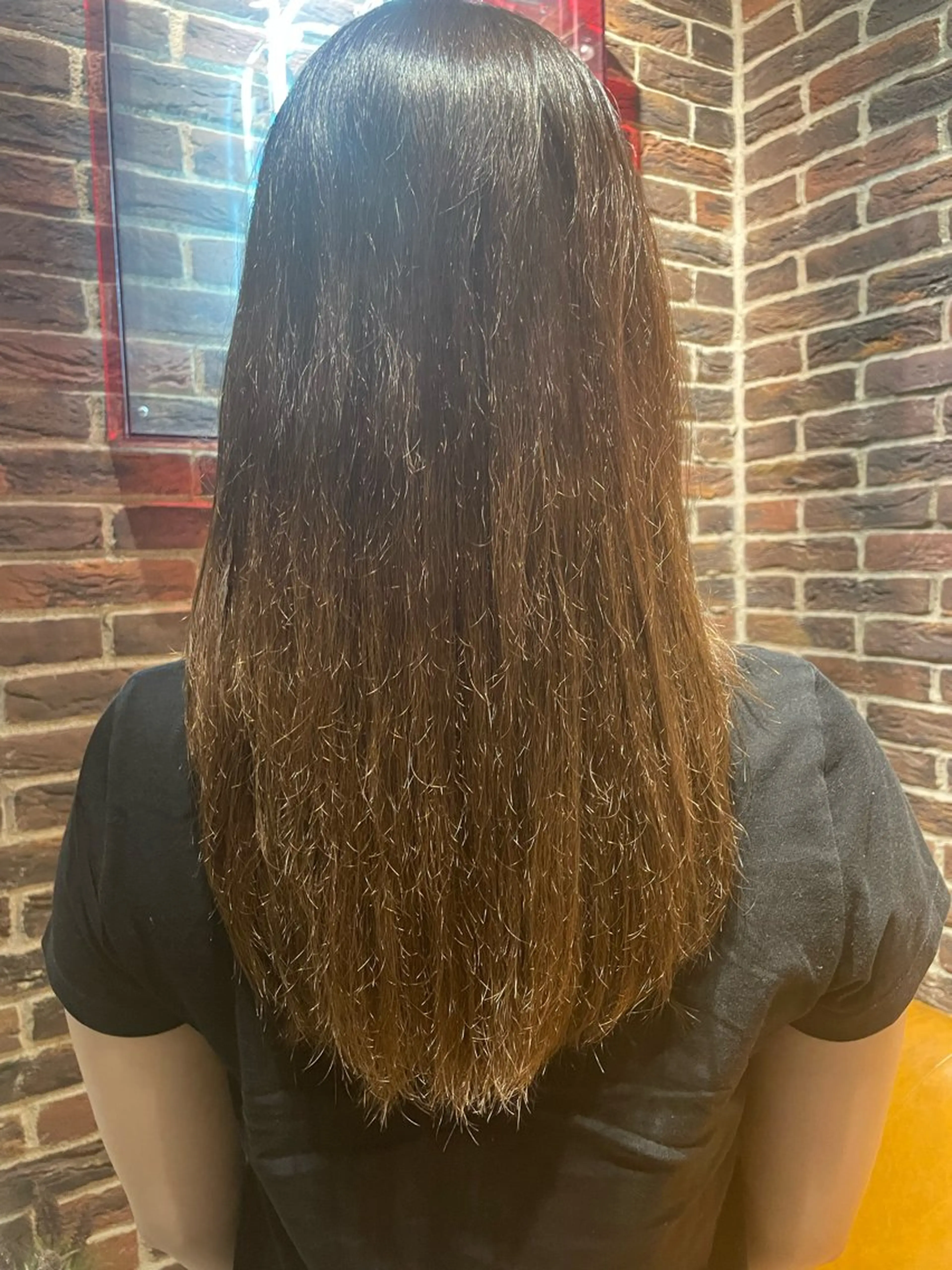 ロング 縮毛矯正 トリートメント Hair salon 6所属・照井 奈保子のヘアスタイル