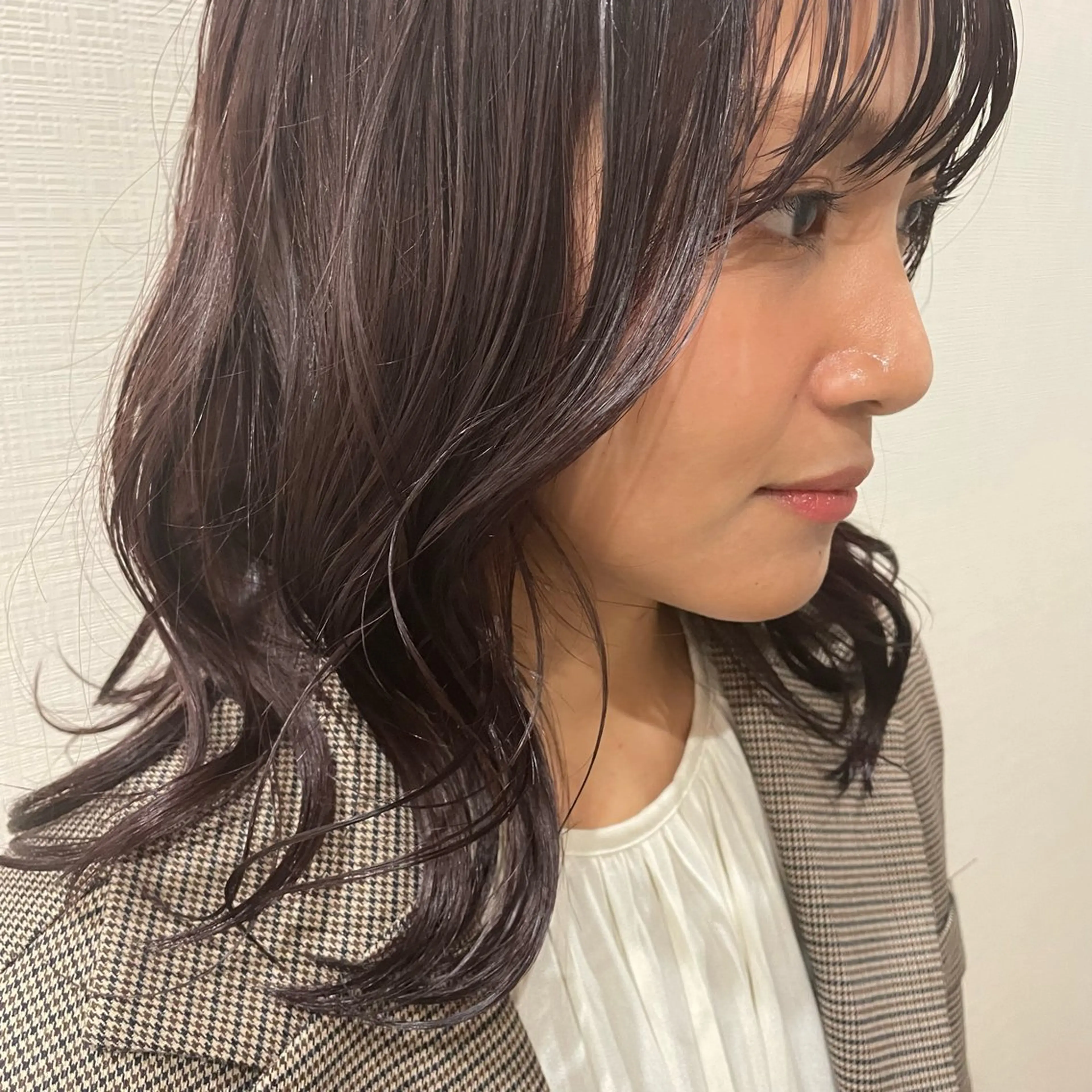 ミディアム カラー カット ヘアカラー RorriM natsuのヘアスタイル
