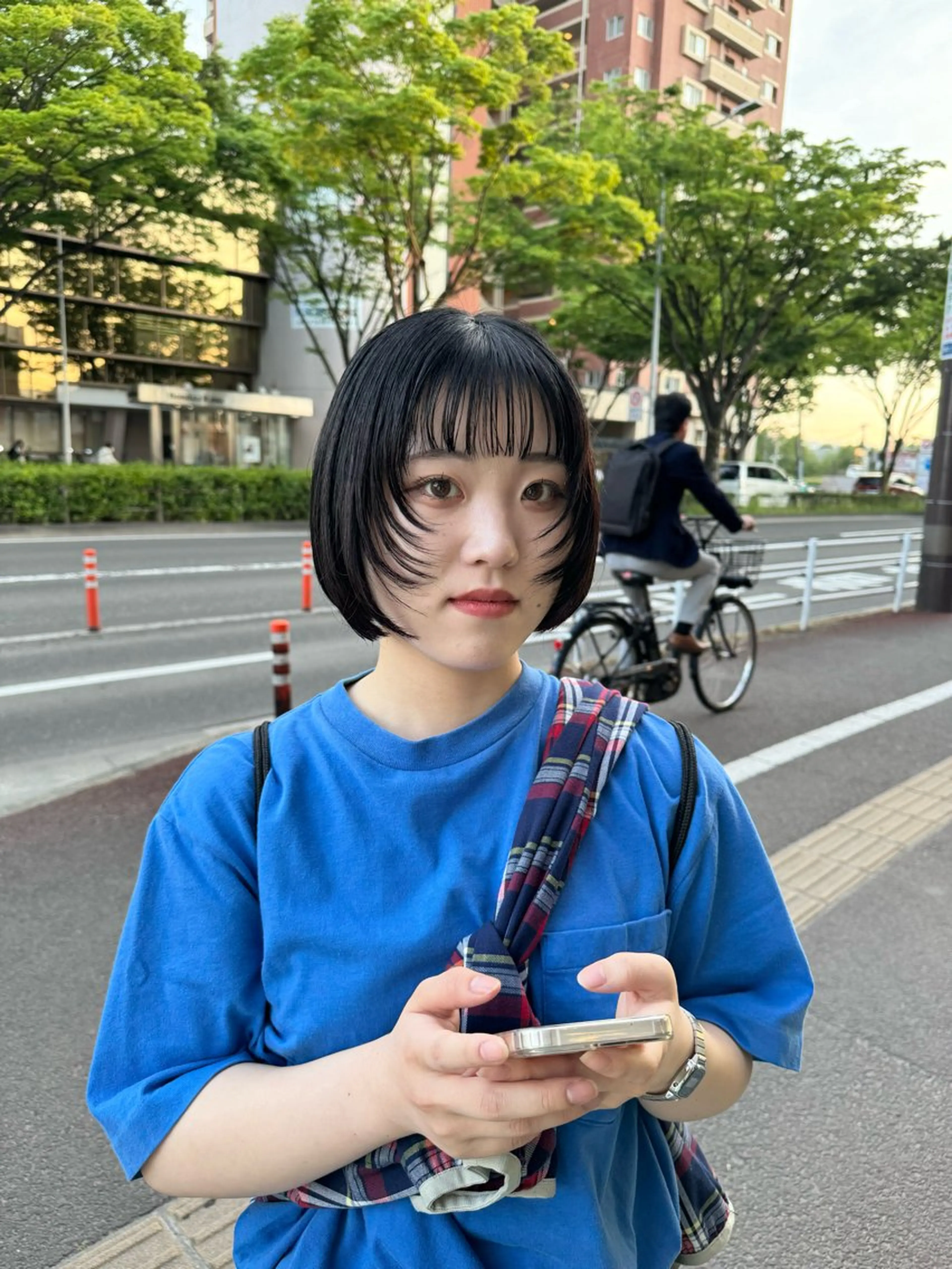 セミロング kurauchi erikaのヘアスタイル