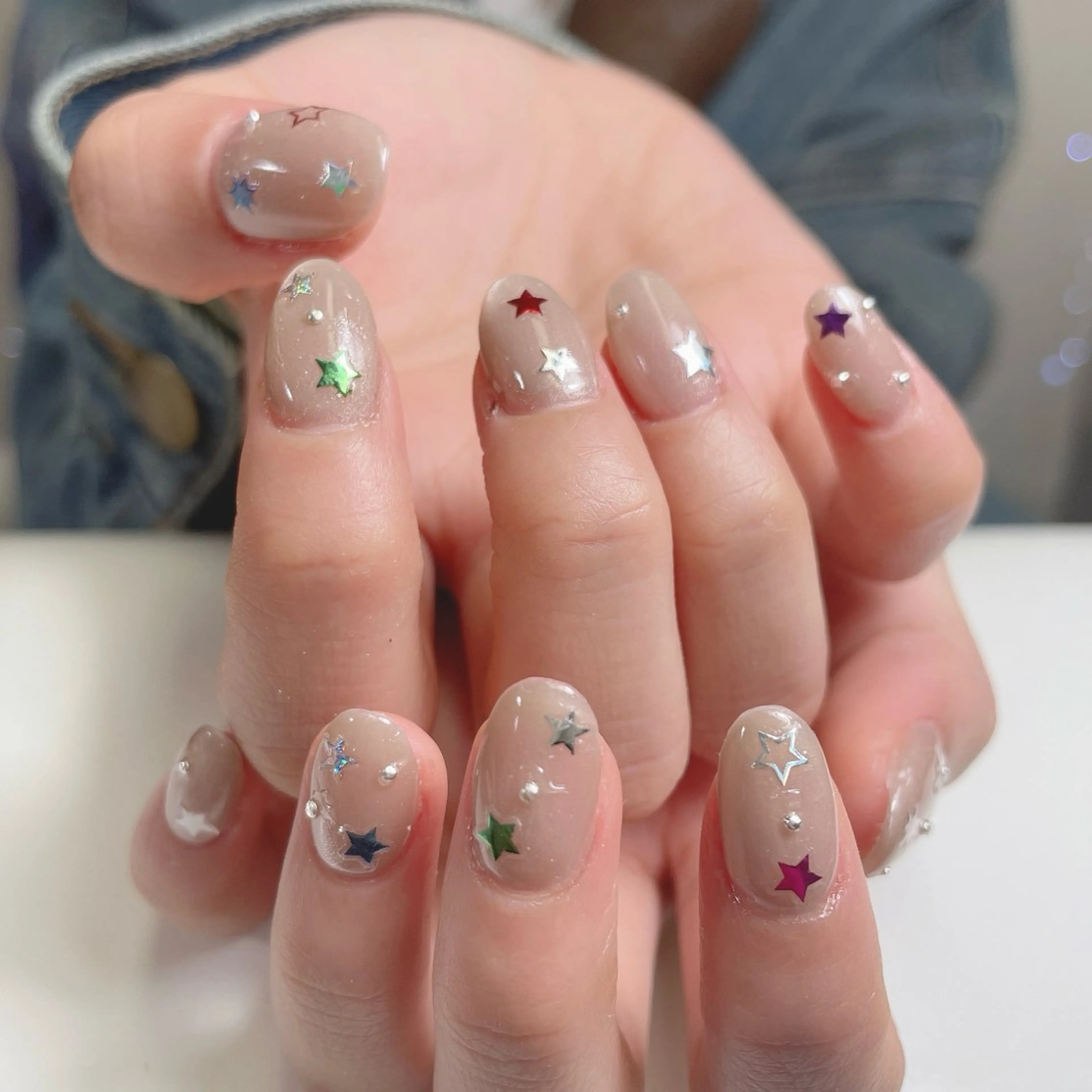 ネイル 成人式 ジェルネイル ネイルチップ ハンドネイル MoMoA Nail ネイル長さ出し専門店のネイルデザイン