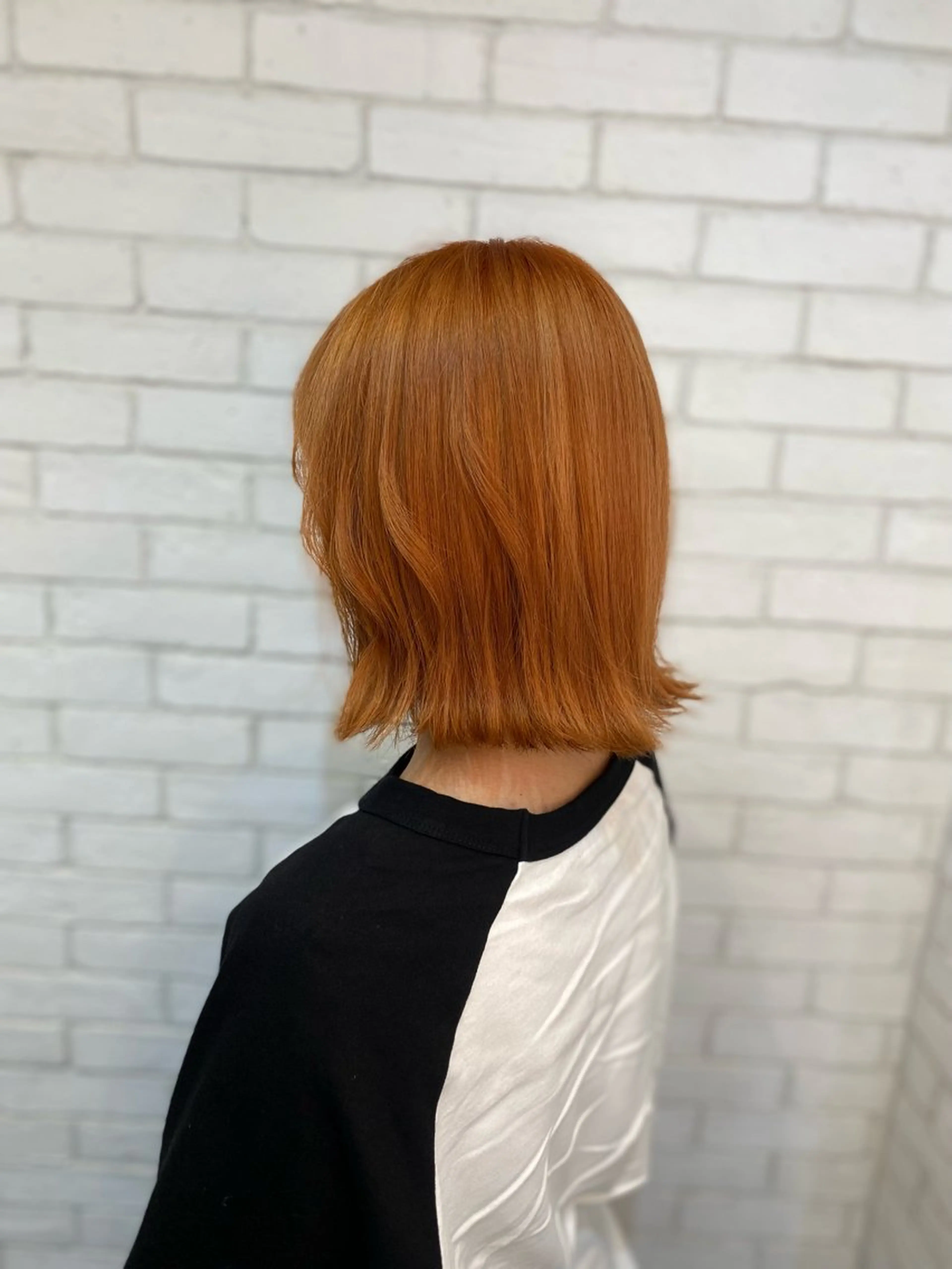 ミディアム カラー ヘアカラー トリートメント ヨシダ フミノリのヘアスタイル