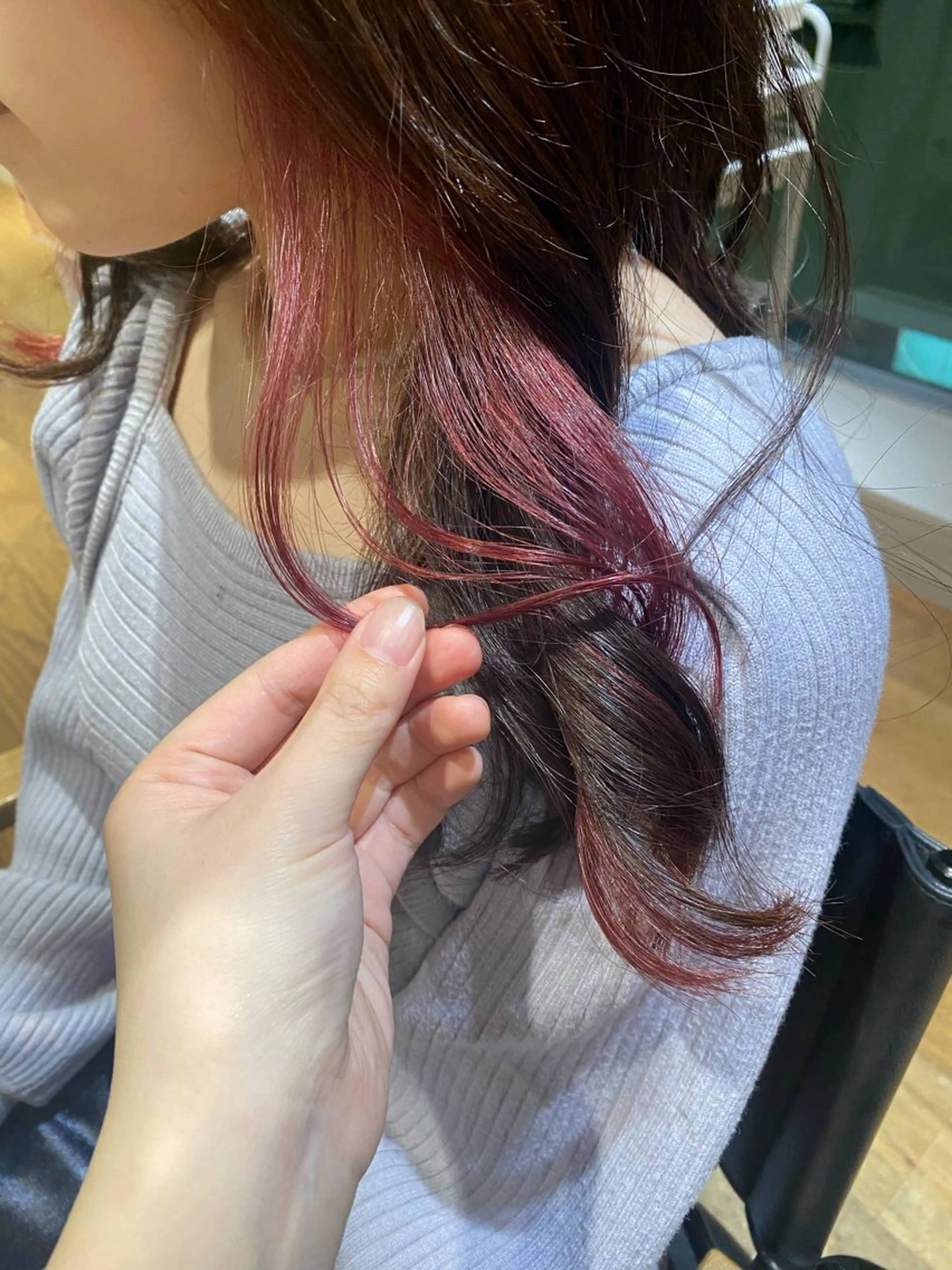 ロング カット ヘアカラー ♡ハッシュカット/ レイヤー/yucoのヘアスタイル