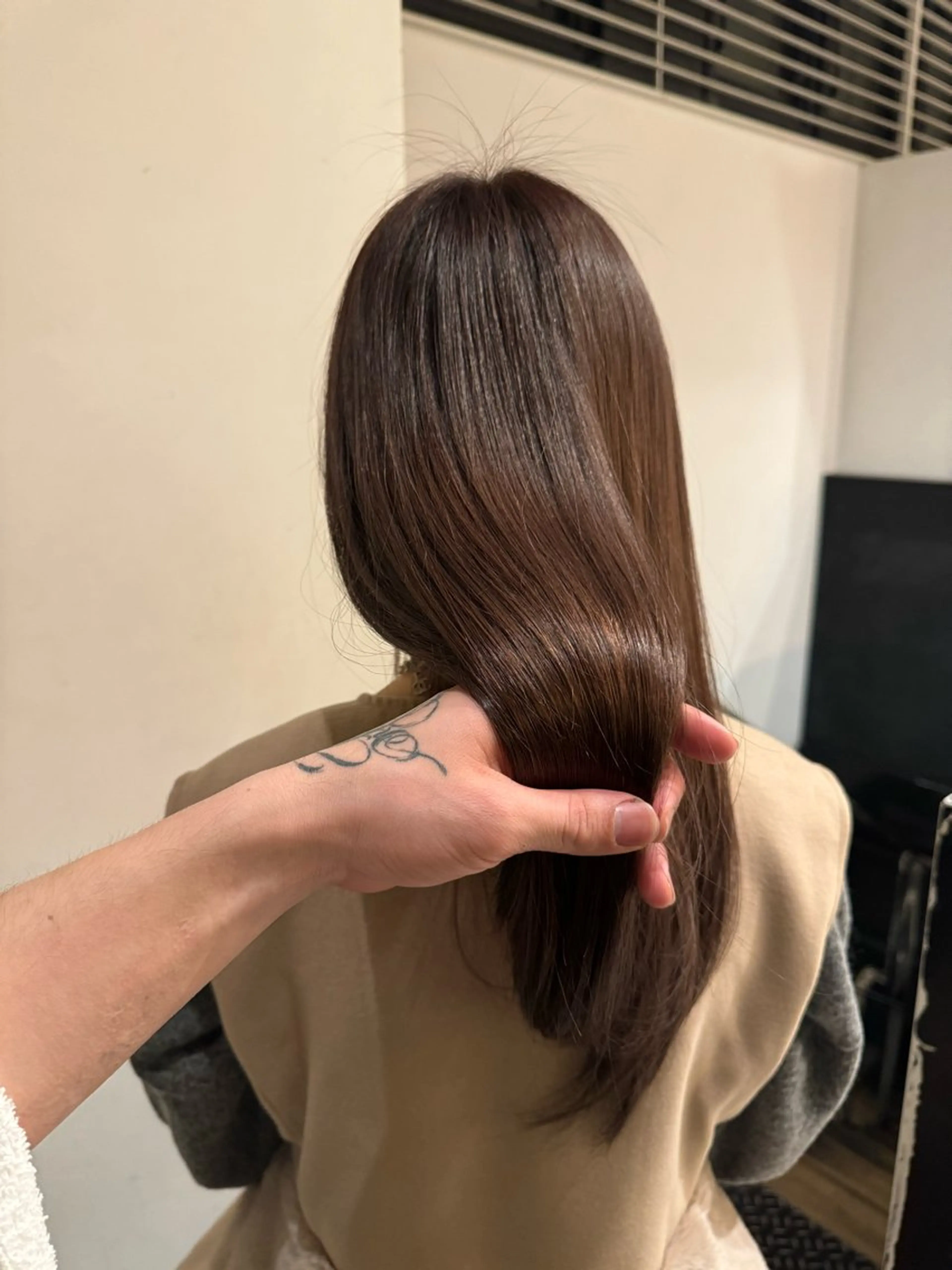 セミロング 髪質改善 トリートメント Luxe表参道 髪質改善　奈良のヘアスタイル