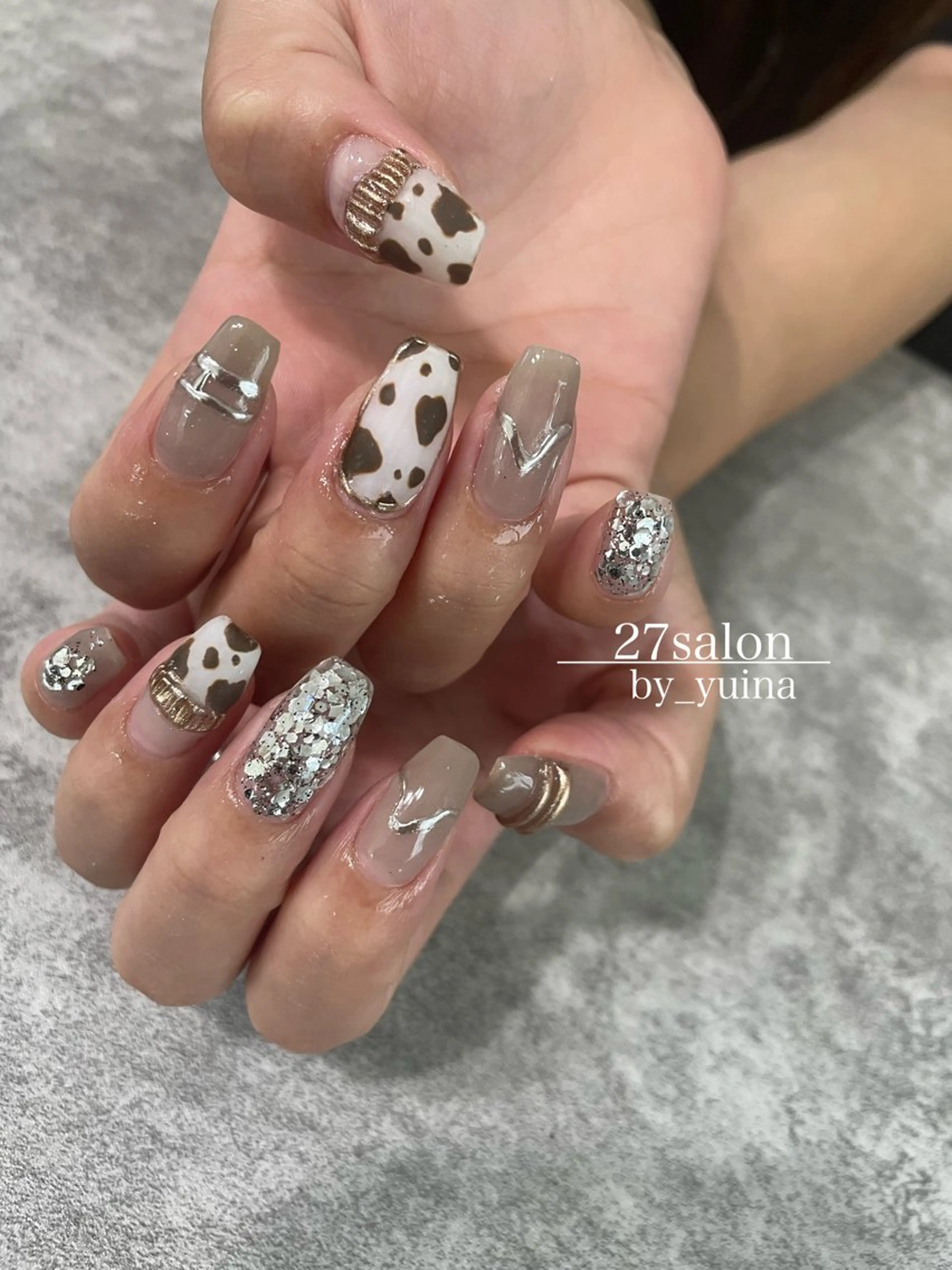 ネイル ハンドネイル 27salon yuinaのネイルデザイン