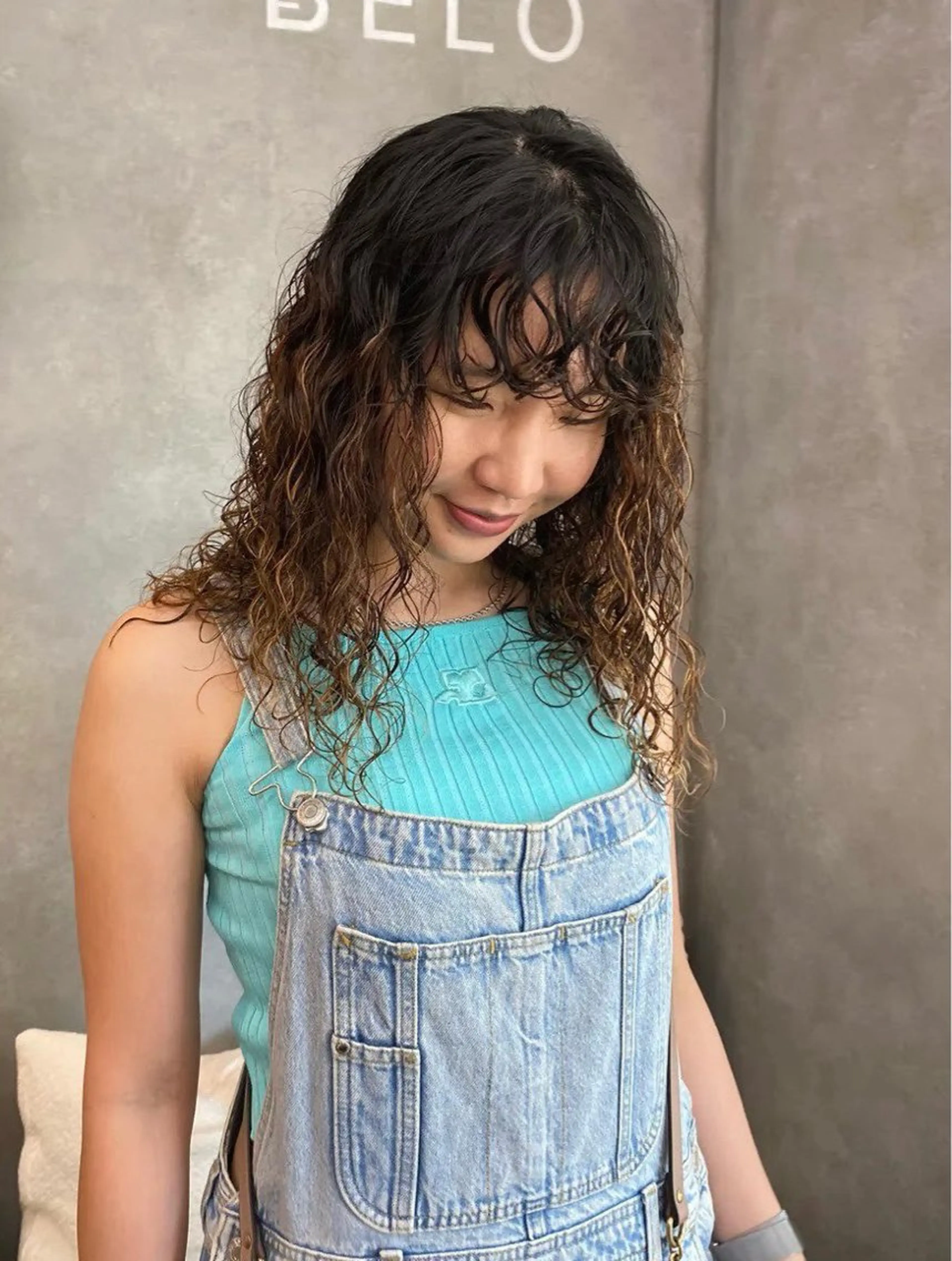 【レディース限定】カット＋波巻きパーマ（60%OFF）※当日予約×の写真