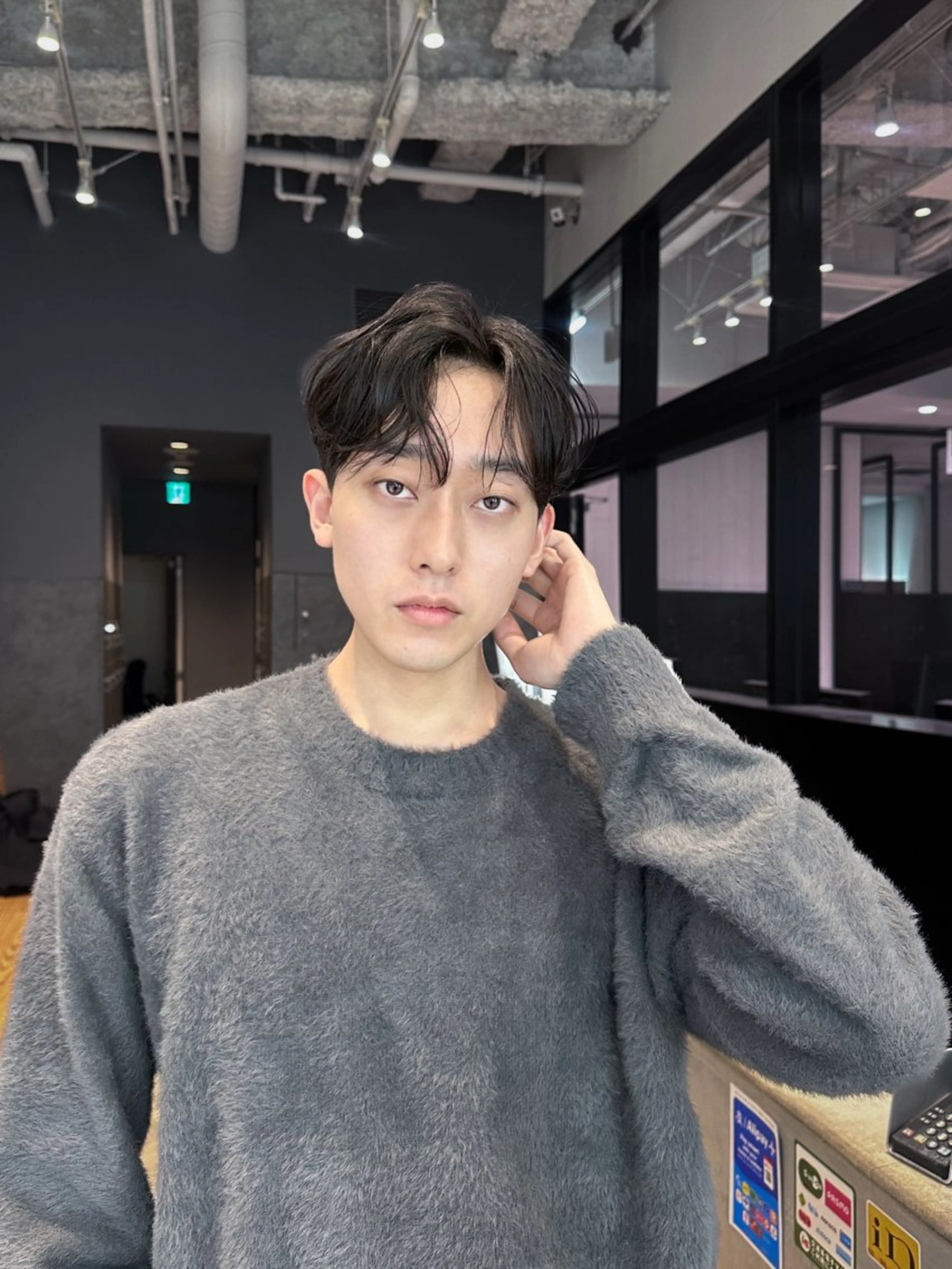 パーマ メンズ センターパート メンズパーマ 似合わせカット/南内 しゅうき /✨のヘアスタイル