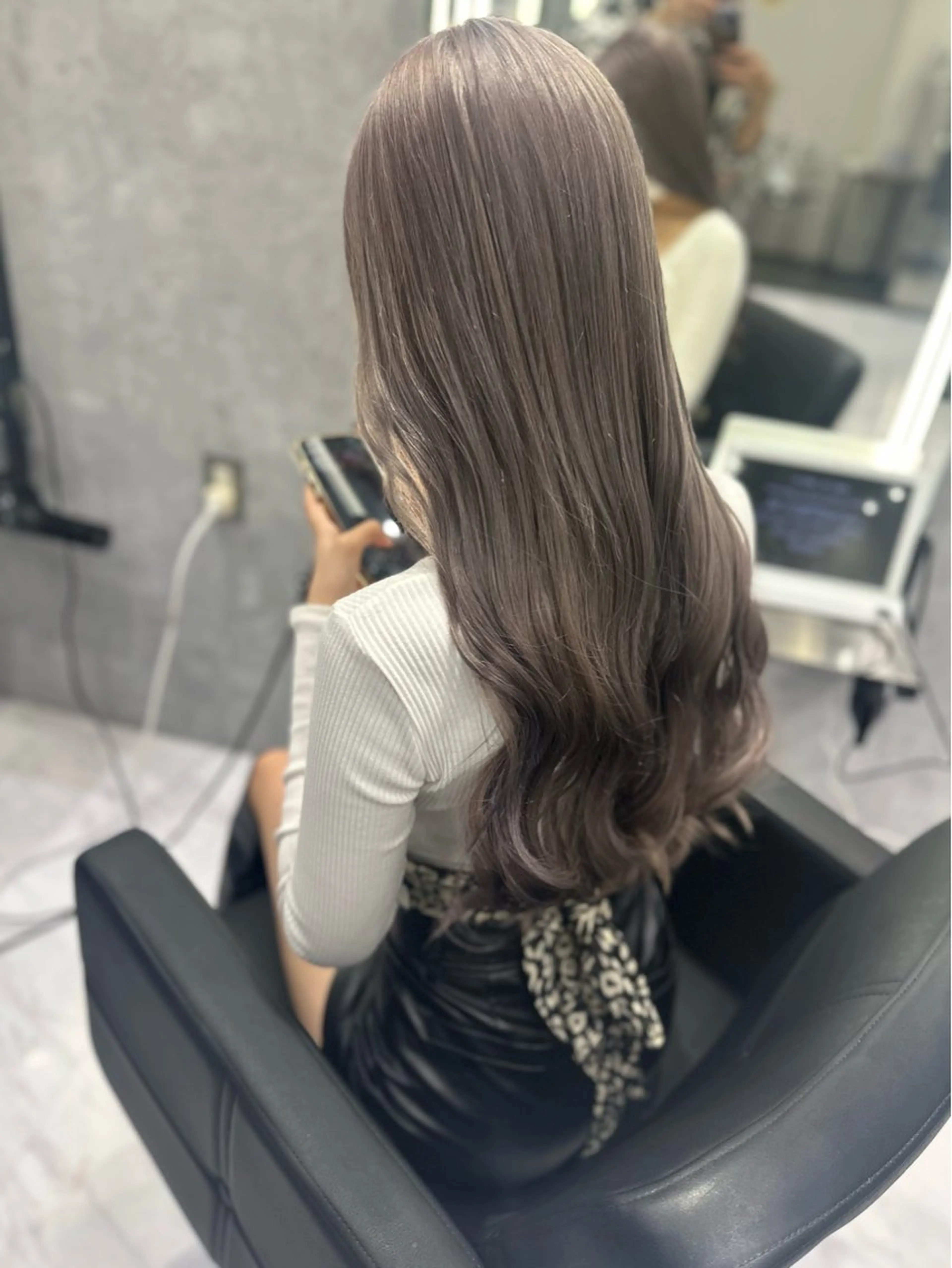 ロング ヘアカラー トリートメント CS made by SHACHU栄店所属・透明感/ブリーチ縮毛 /髪質改善/星野純一のヘアスタイル