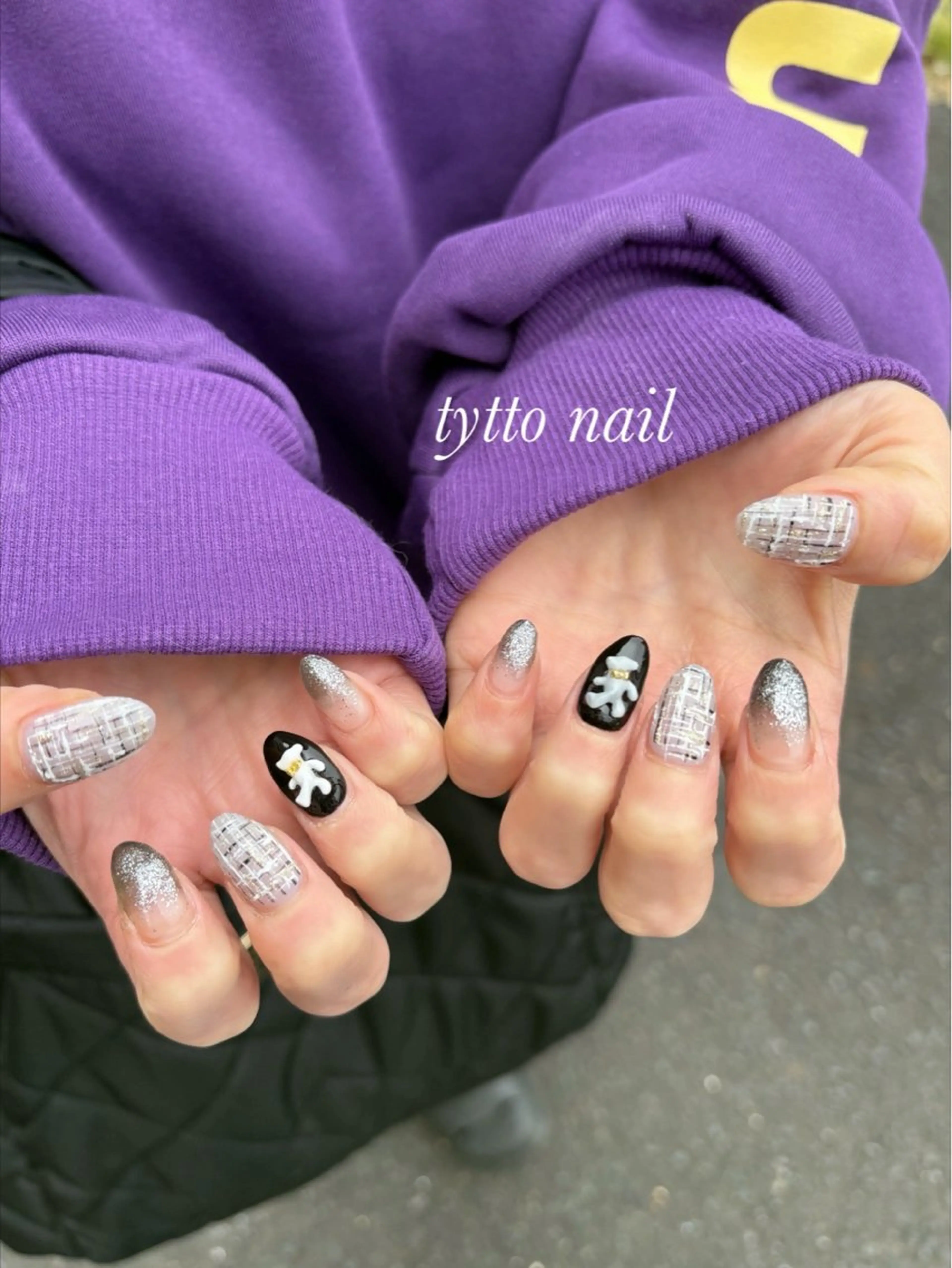 ネイル グラデーション キラキラネイル ラメ(グリッター) オフィスネイル ワンカラーネイル ハンドネイル tytto nail ❤︎‪‪eri‪‪のネイルデザイン