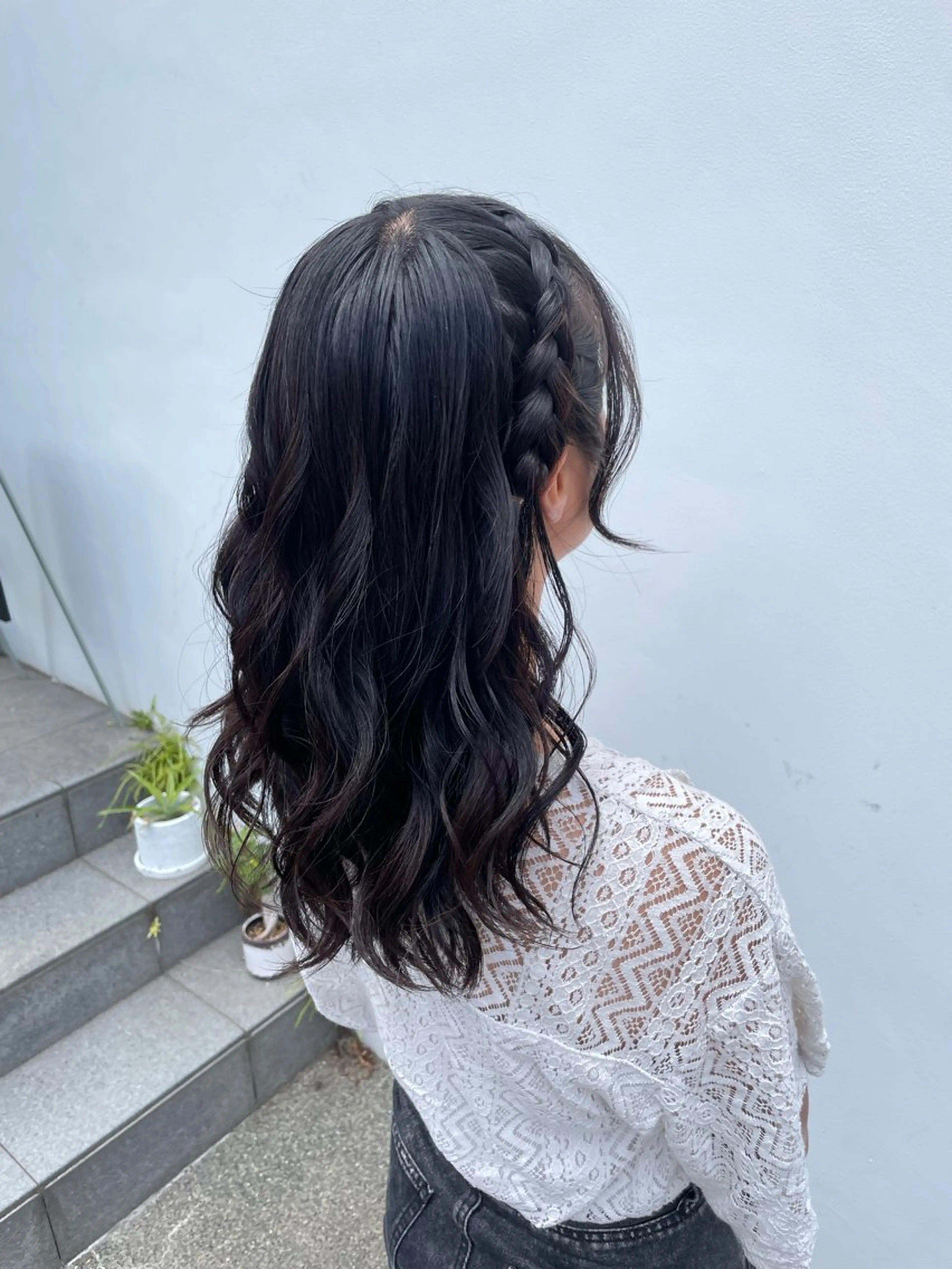 ヘアセット 速水 ゆきののヘアスタイル