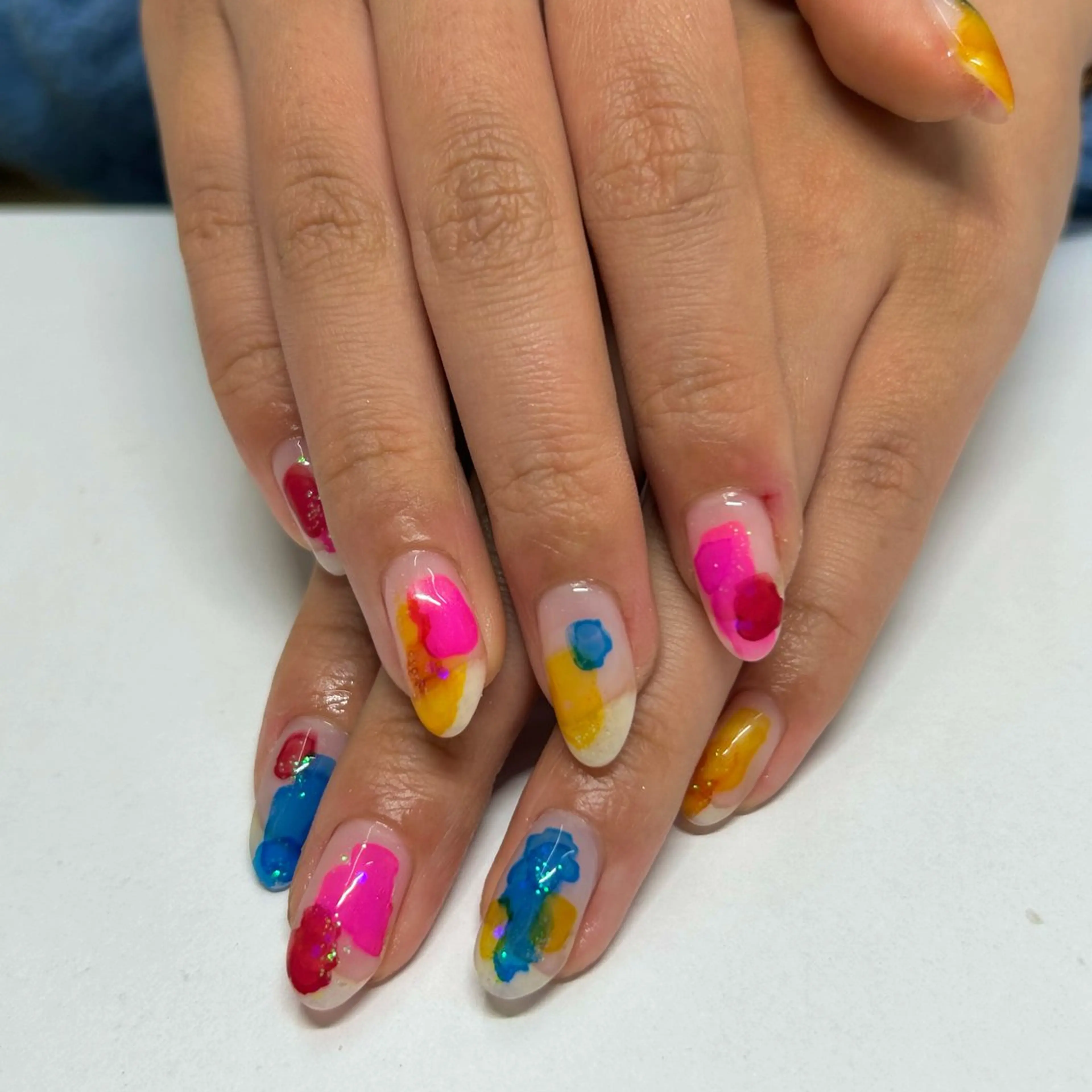 ネイル ハンドネイル プライベートネイルサロンone nail所属・one nail 【カラフル/個性派】のネイルデザイン
