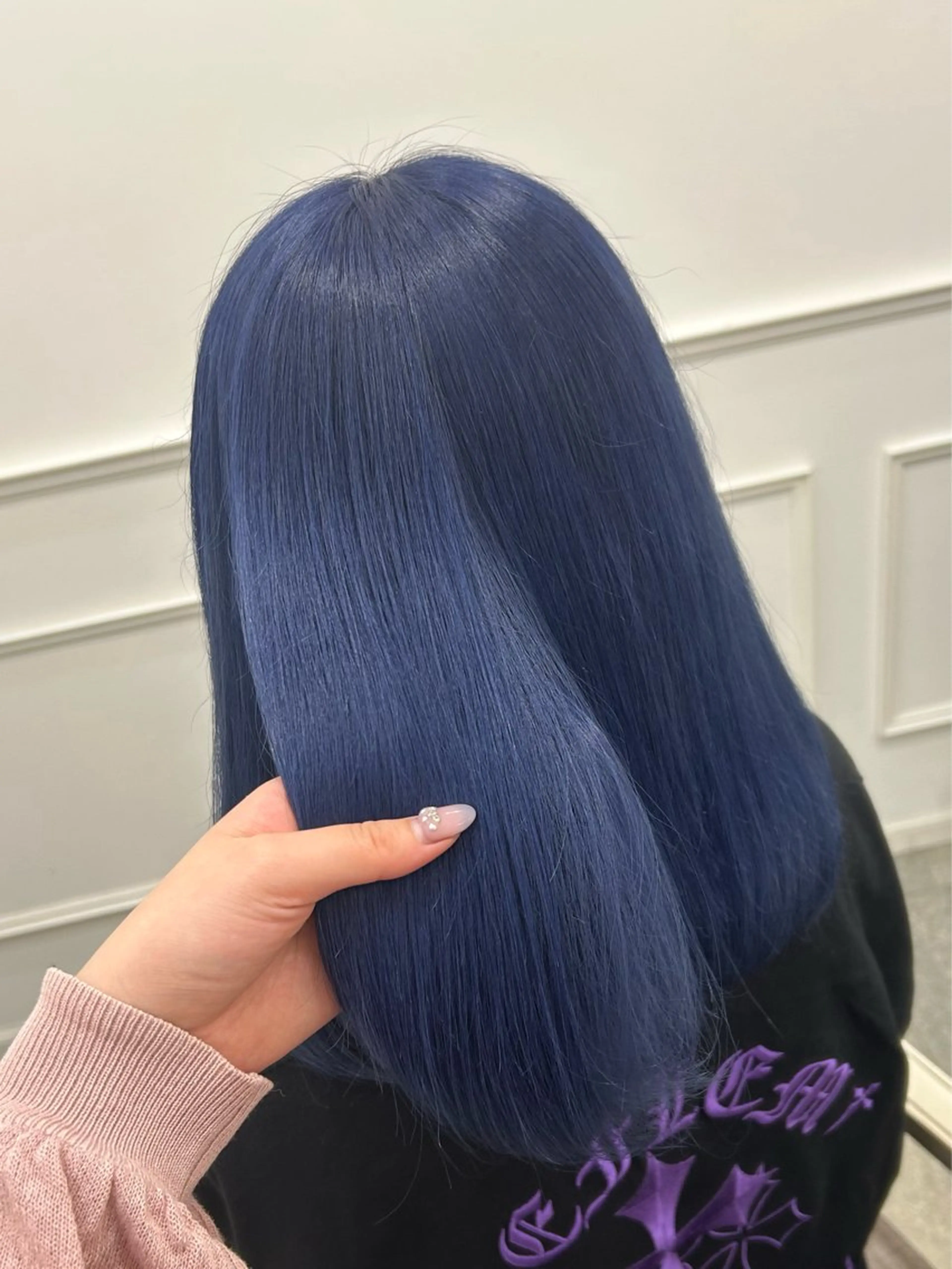 セミロング ヘアカラー 新田 妃那のヘアスタイル
