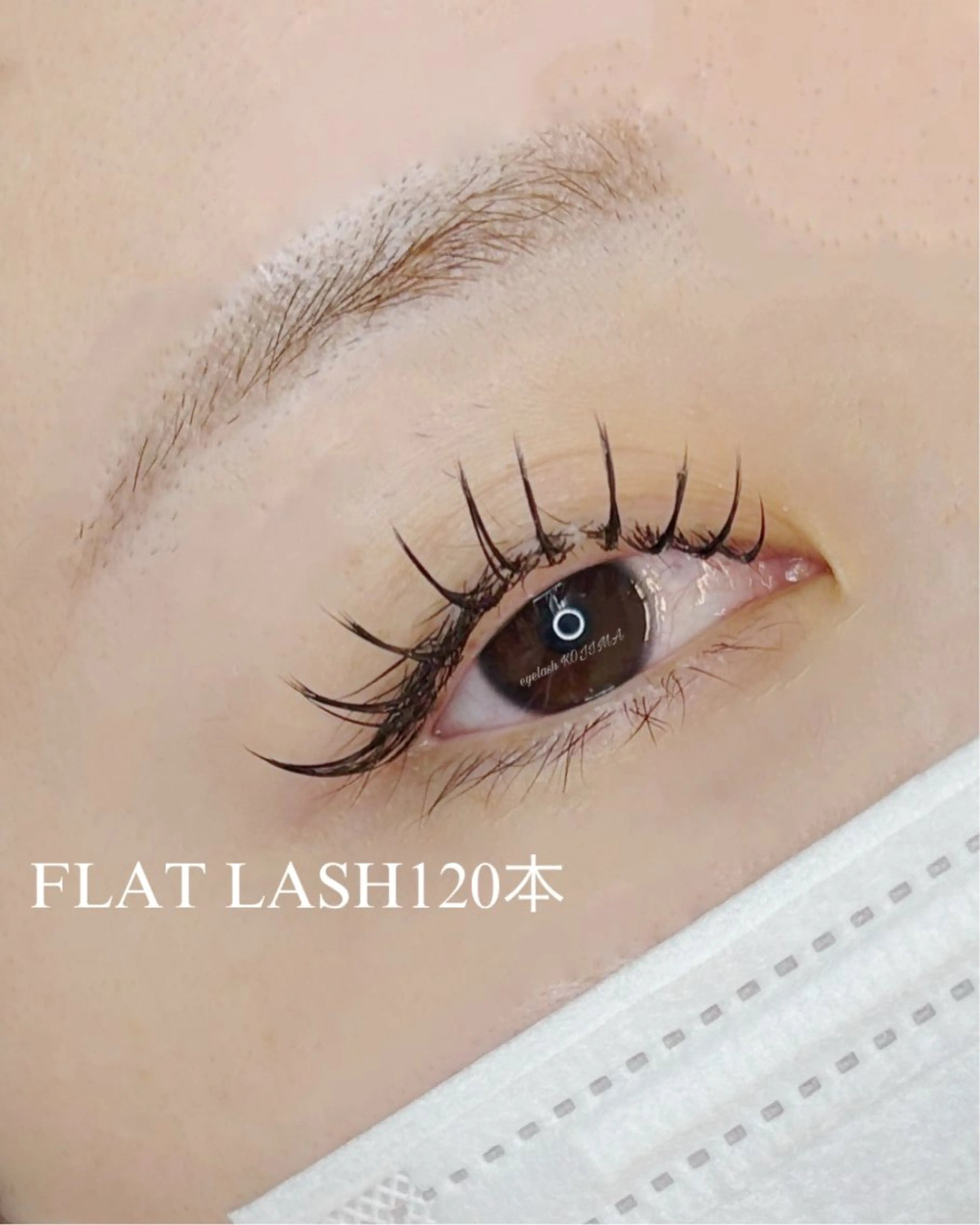 マツエク・マツパ フラットラッシュ Trinity eyelashのマツエク・マツパデザイン