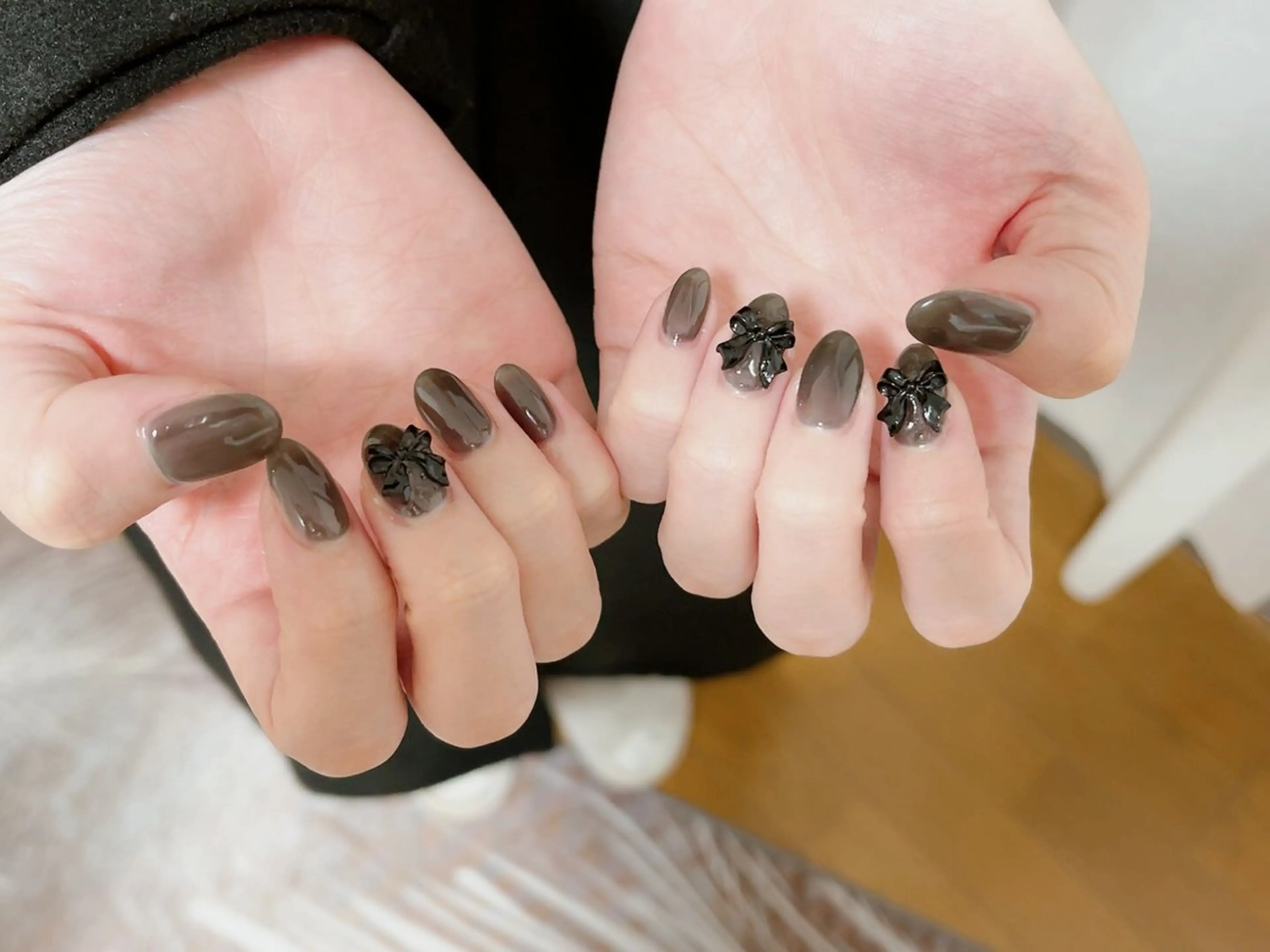 ネイル クリアネイル ジェルネイル 韓国ネイル メンズネイル ワンカラーネイル ハンドネイル Mogu nail 二子玉川のネイルデザイン