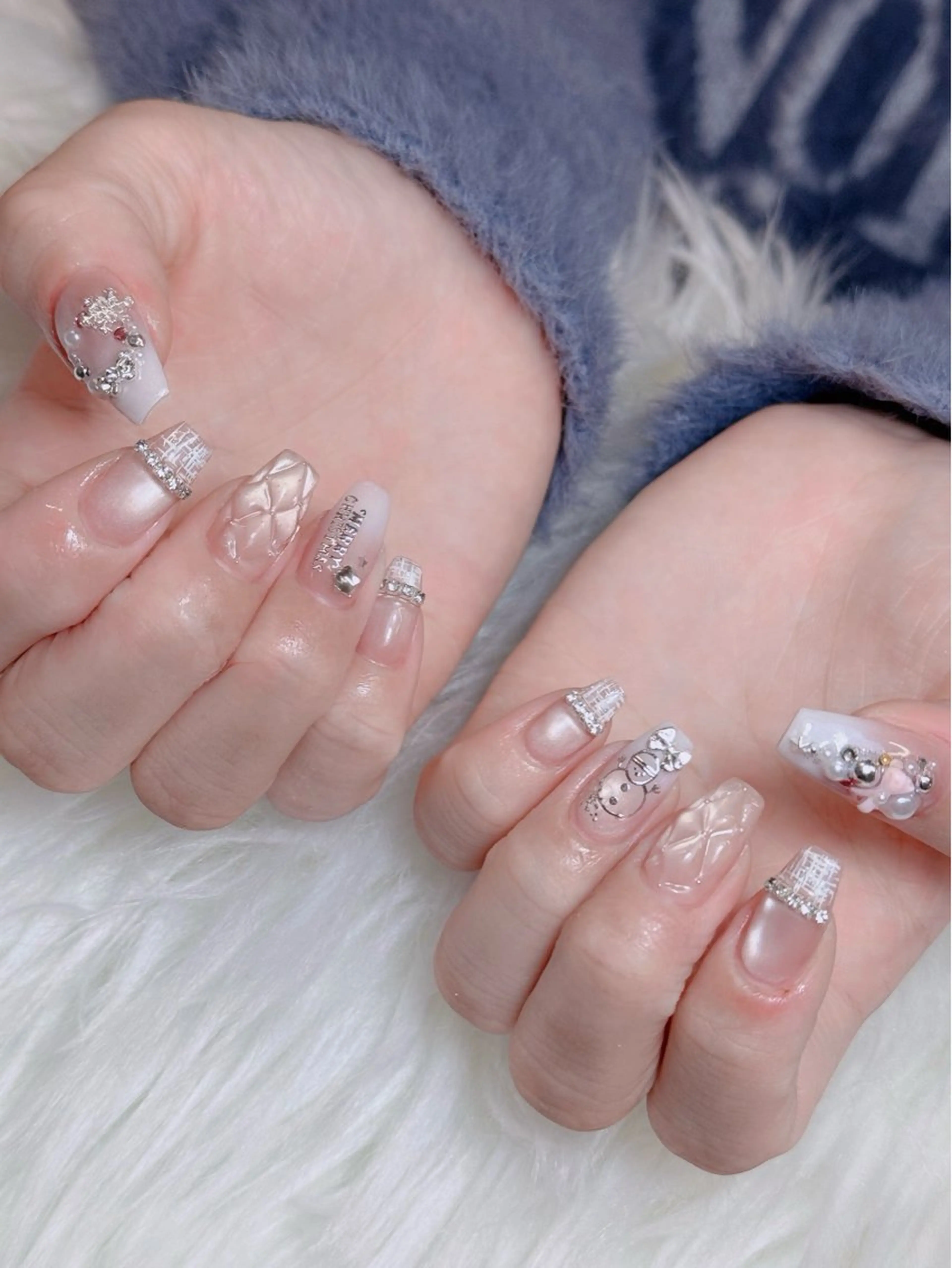 ネイル オーロラネイル チークネイル フットネイル フレンチネイル ハロウィン ハンドネイル Lumi Nail 新大久保3‘のネイルデザイン