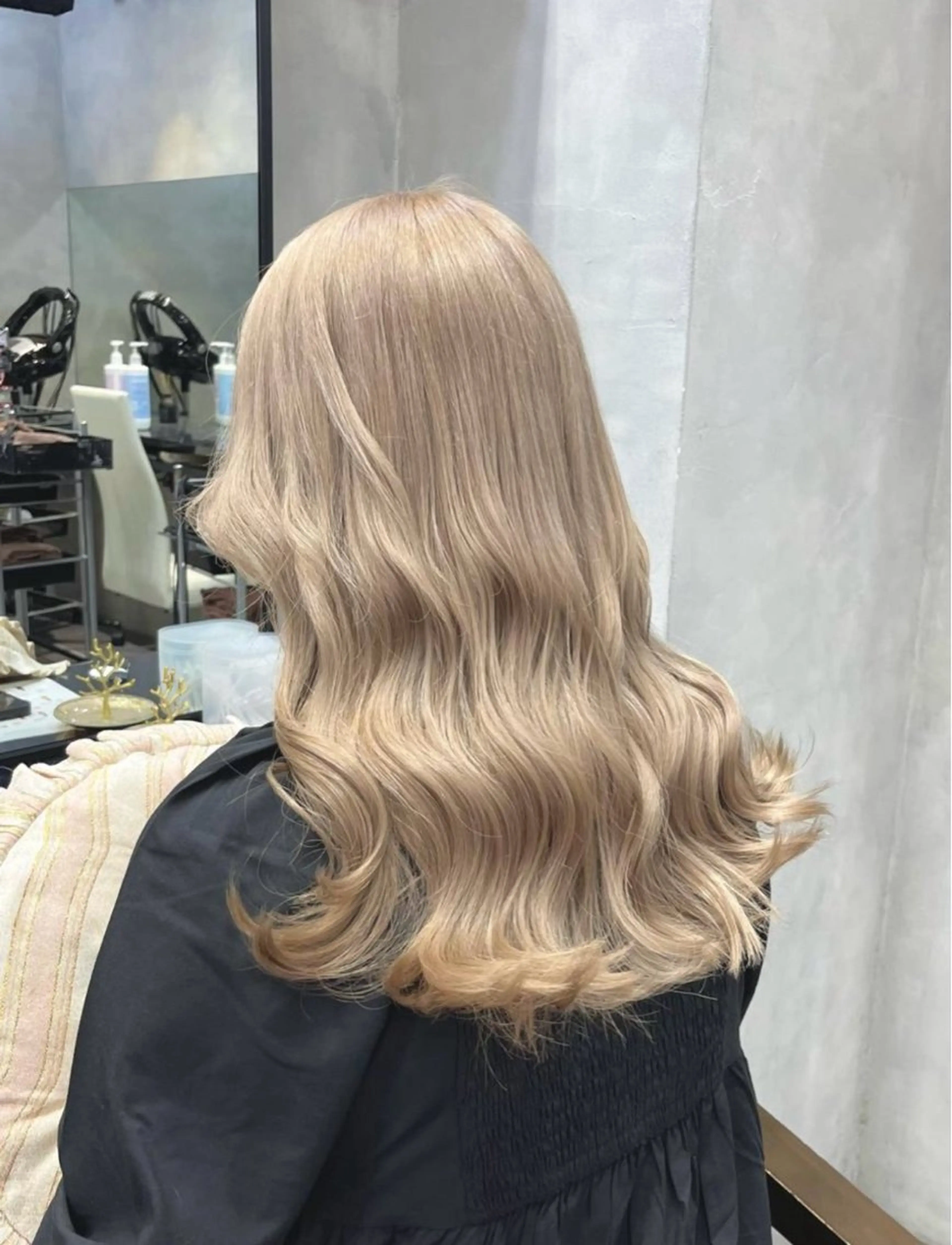 ロング ヘアカラー トリートメント 👑最高峰エクステ 👑新宿/タイセイのヘアスタイル