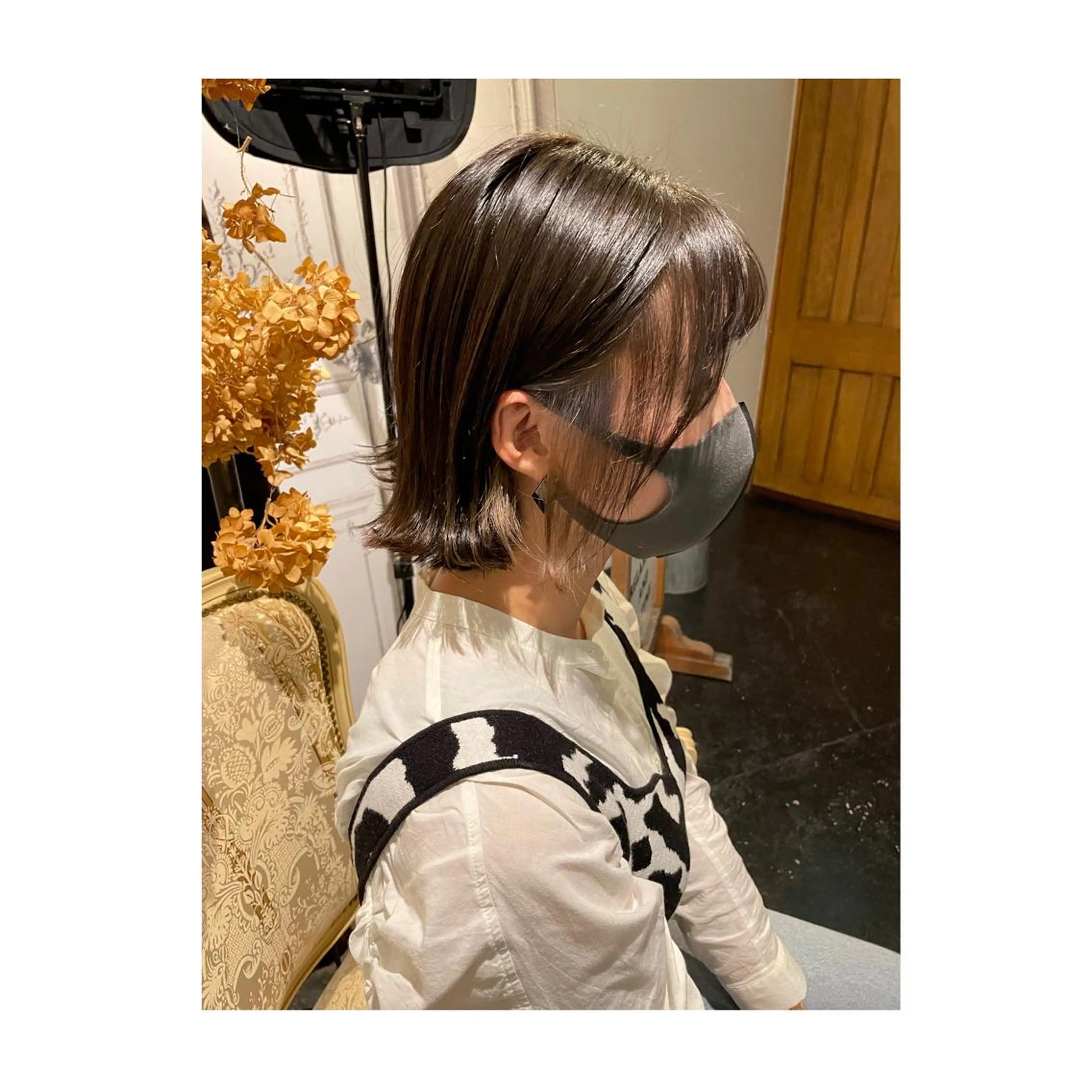 ミディアム カラー ヘアアレンジ インナーカラー eight所属・丸山 甲斐のヘアスタイル