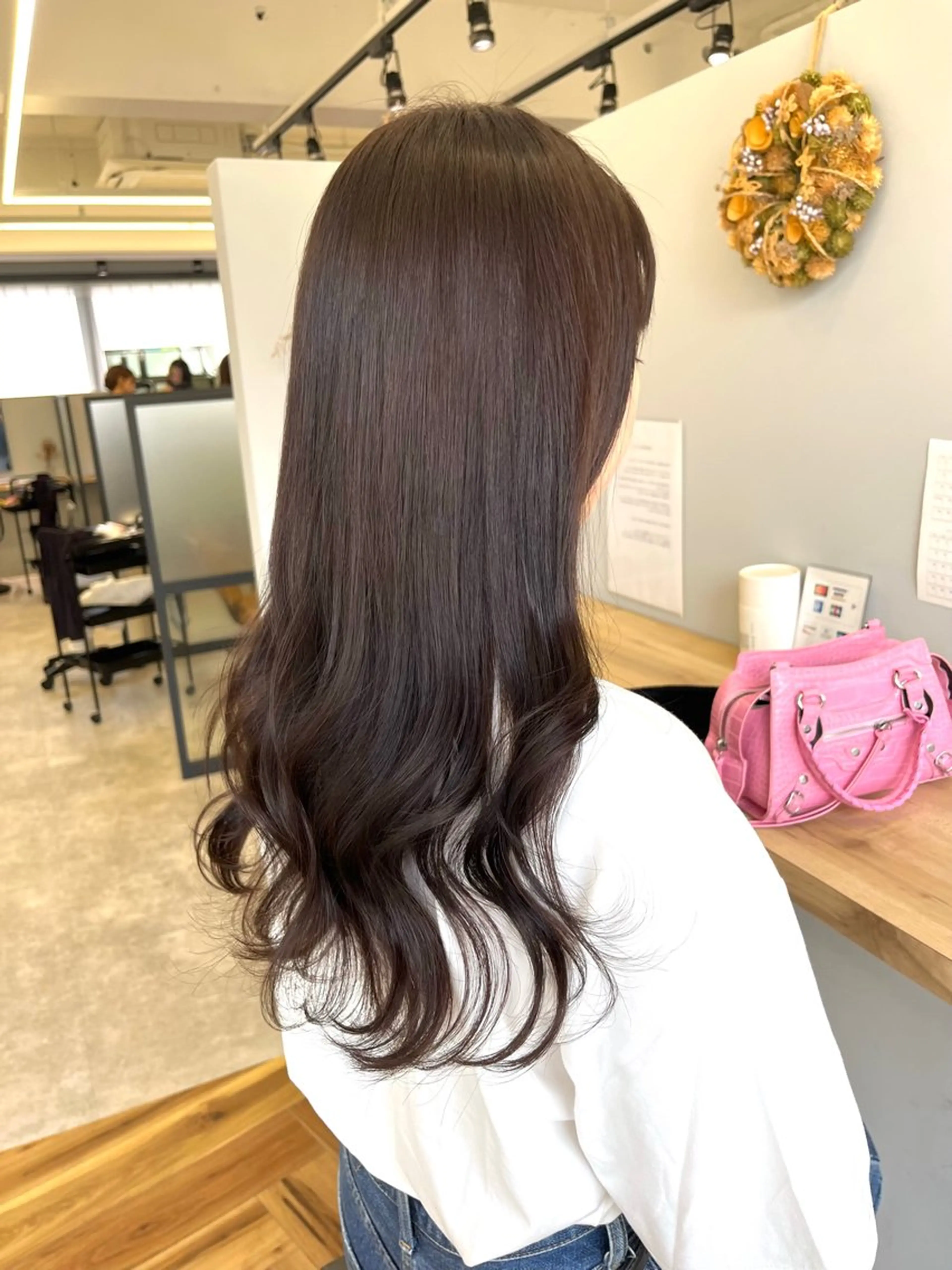 ロング カラー ブラウンカラー 木寺 樹莉のヘアスタイル