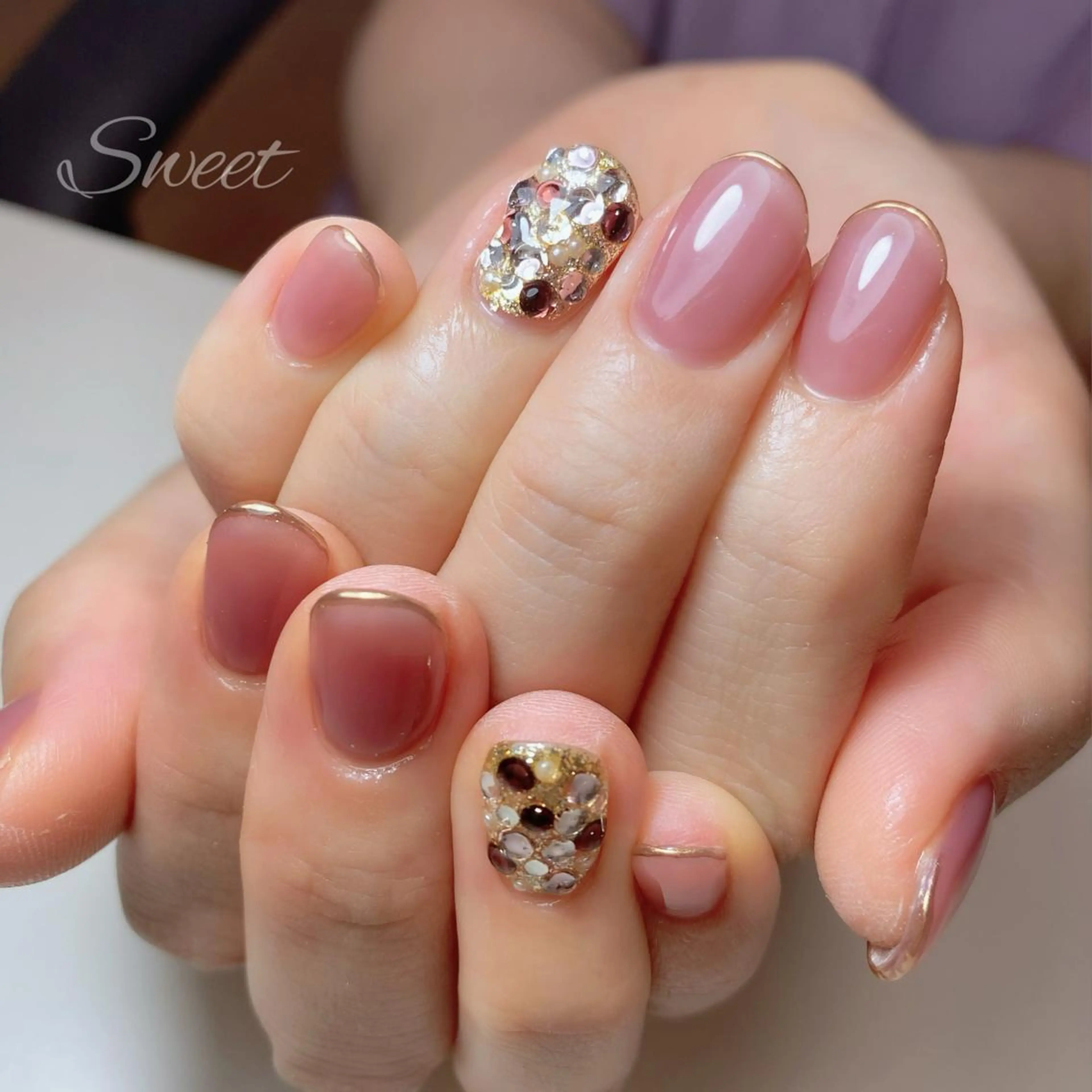 ネイル sweet 仲野陽子のネイルデザイン