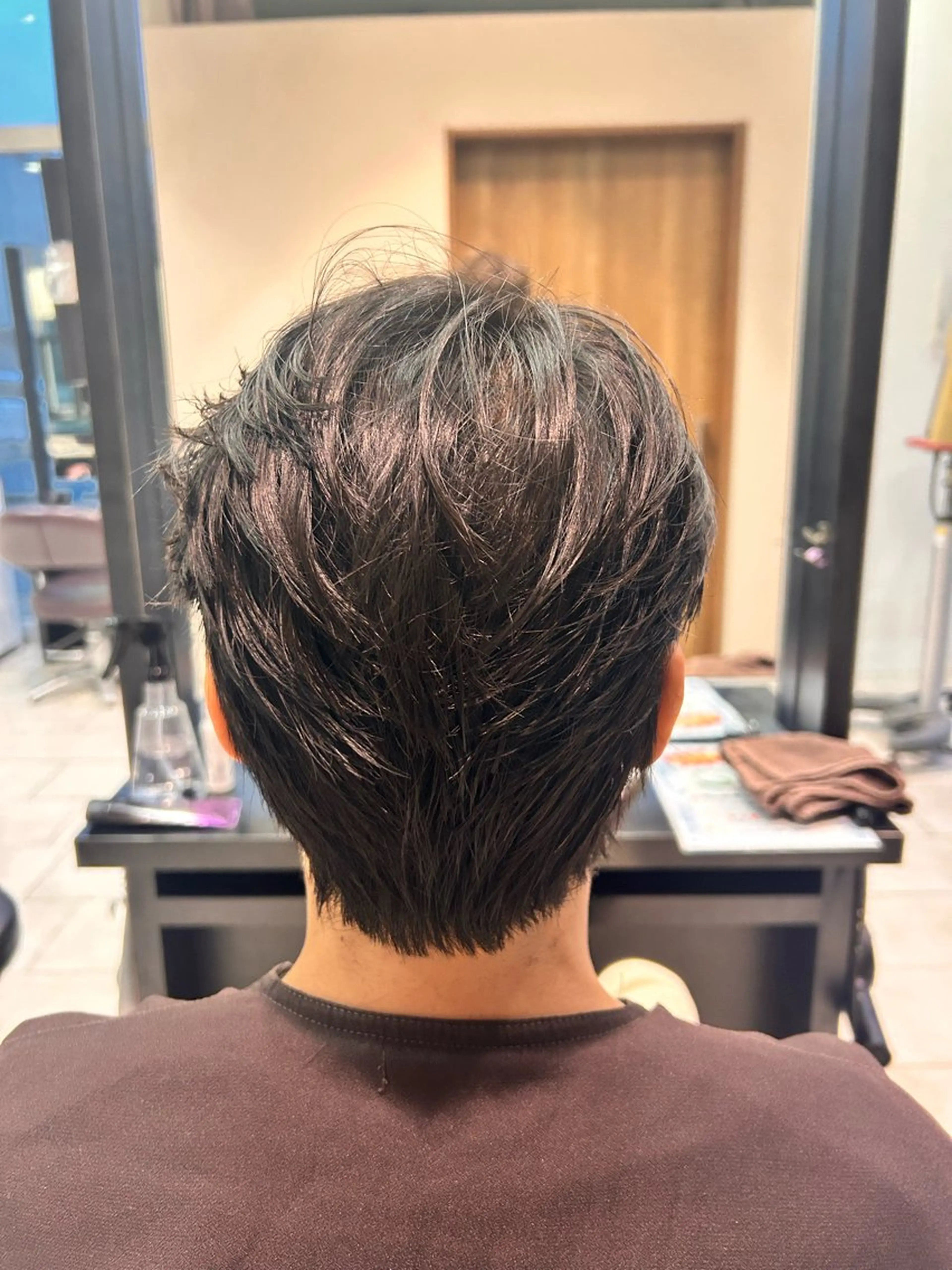 ショート メンズ ヘアセット EARTH大宮宮原店所属・🔥メンズ特化🔥 rikuのヘアスタイル