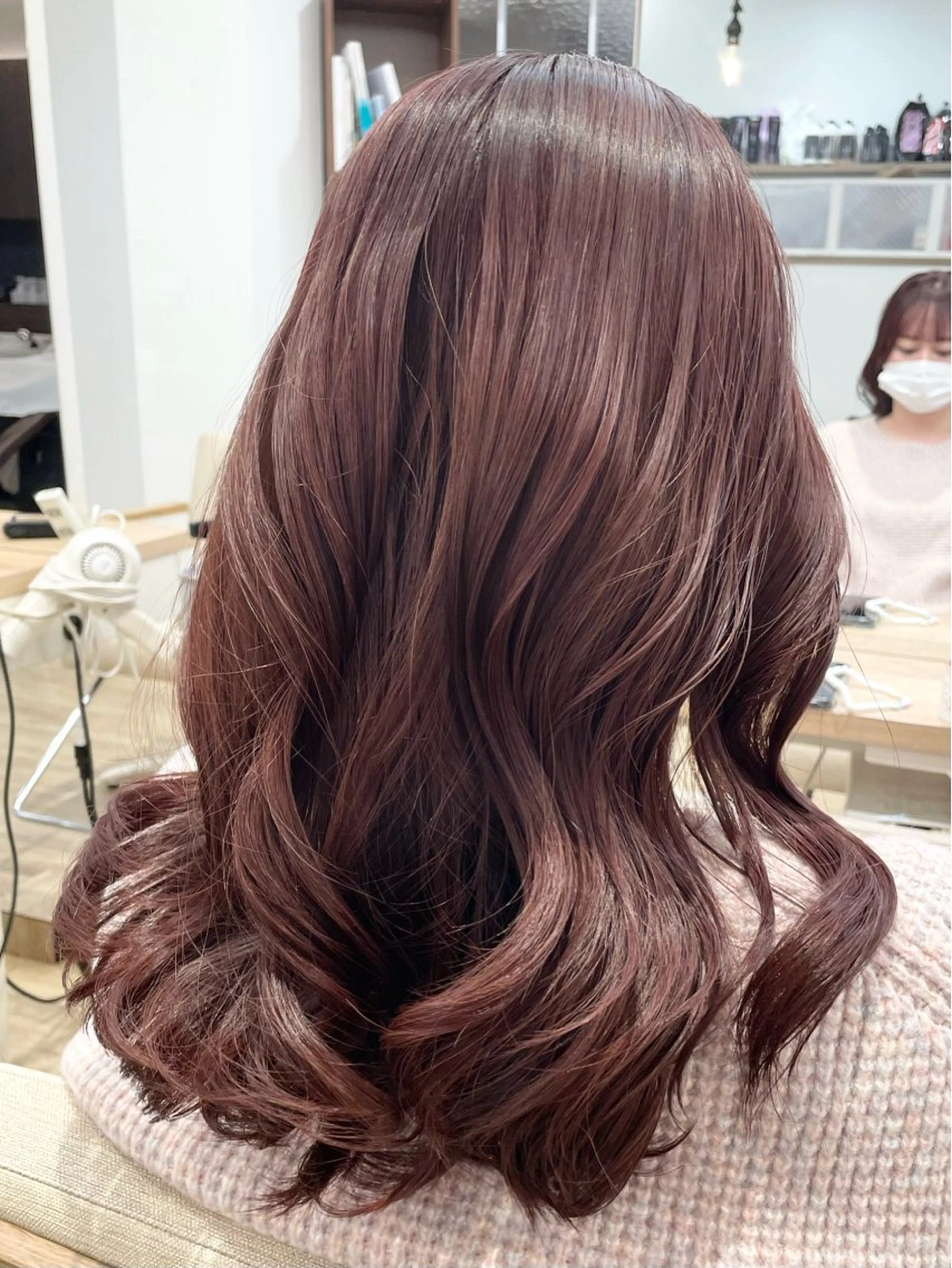 セミロング 韓国風ヘア ヘアカラー トリートメント 松田 /骨格矯正カットのヘアスタイル