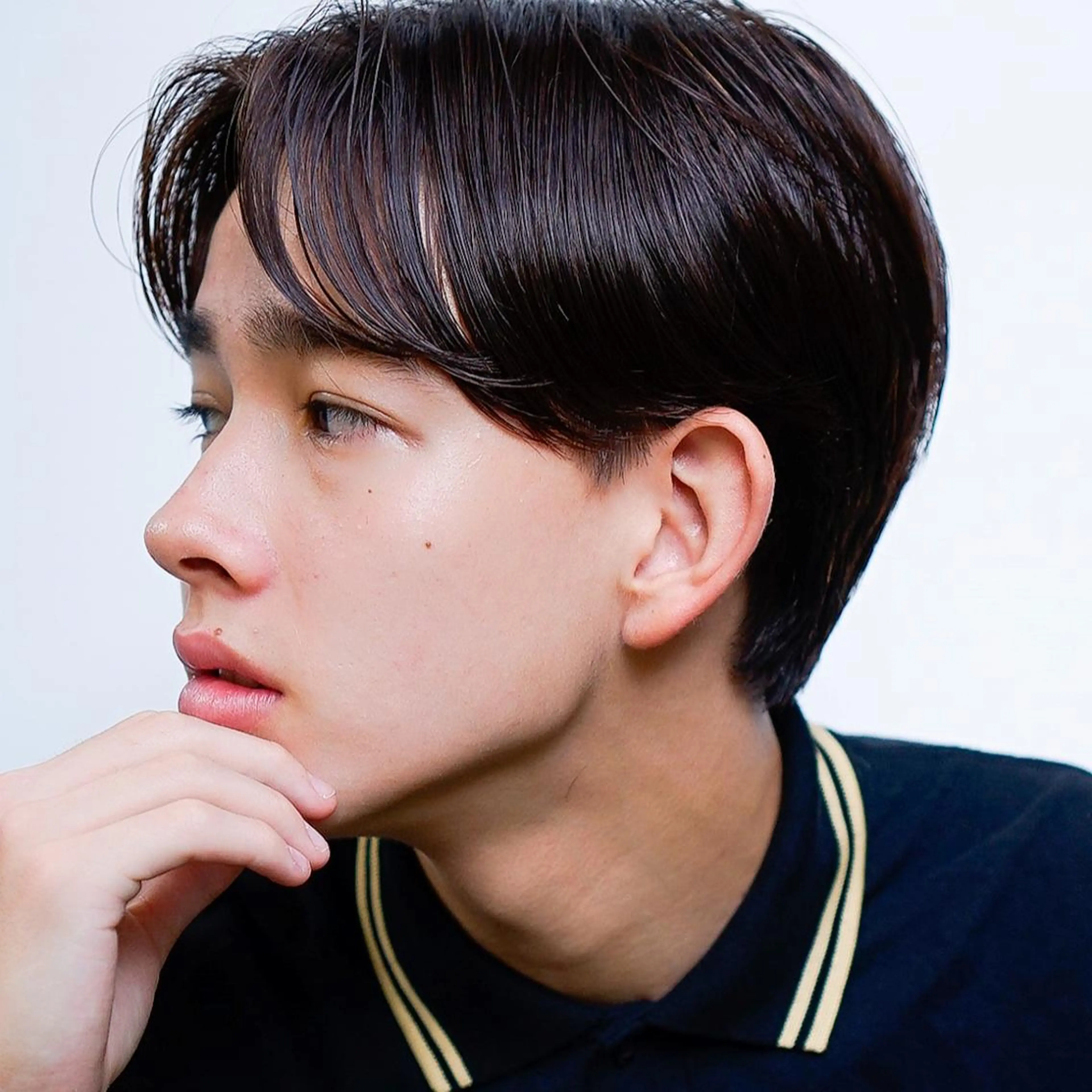 パーマ カラー メンズ メンズ韓国風 マッシュ メンズパーマ カット ヘッドスパ ヘアケア特化型サロン newi 京橋のヘアスタイル