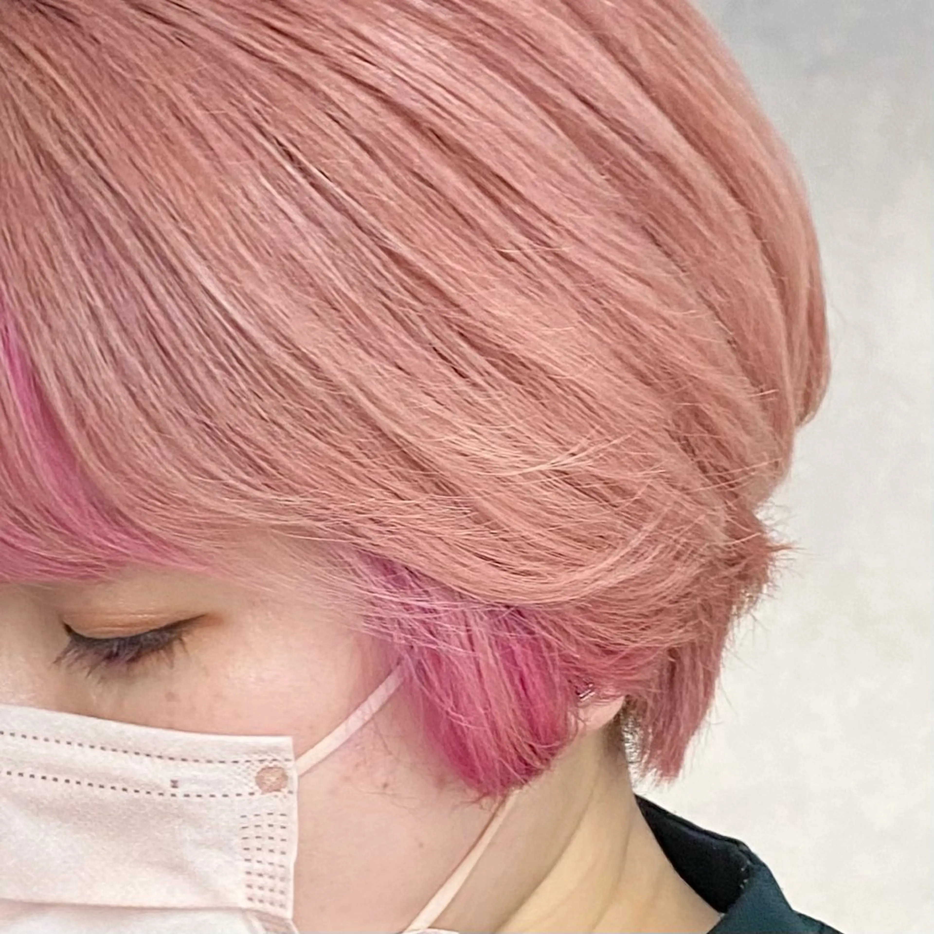 ショート カラー ピンクカラー ホワイトピンク ヘアカラー Cielro所属・エクステ ♡ 篠田 梓のヘアスタイル