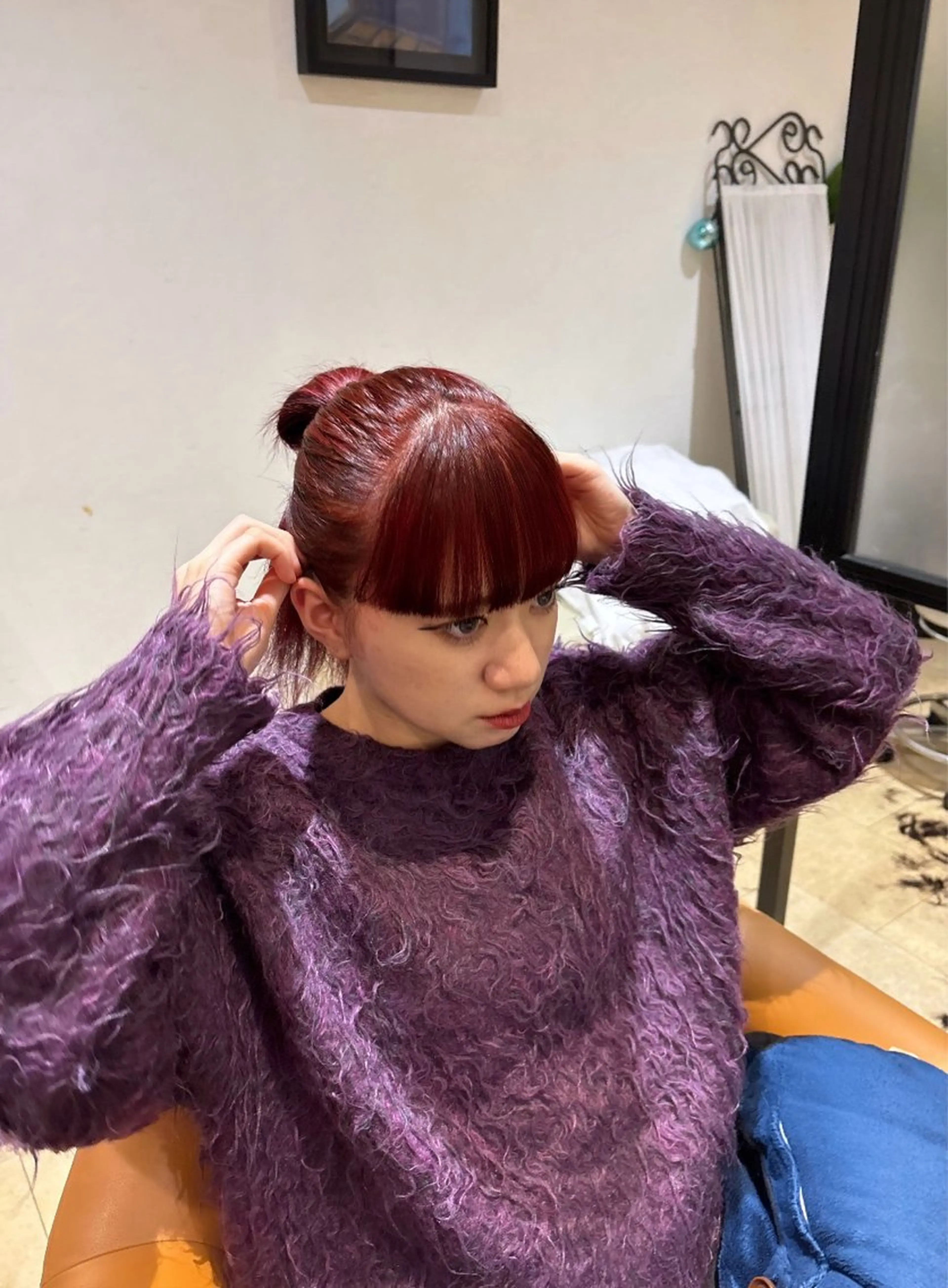 ロング カラー ヘアカラー あいり 福岡美容師のヘアスタイル