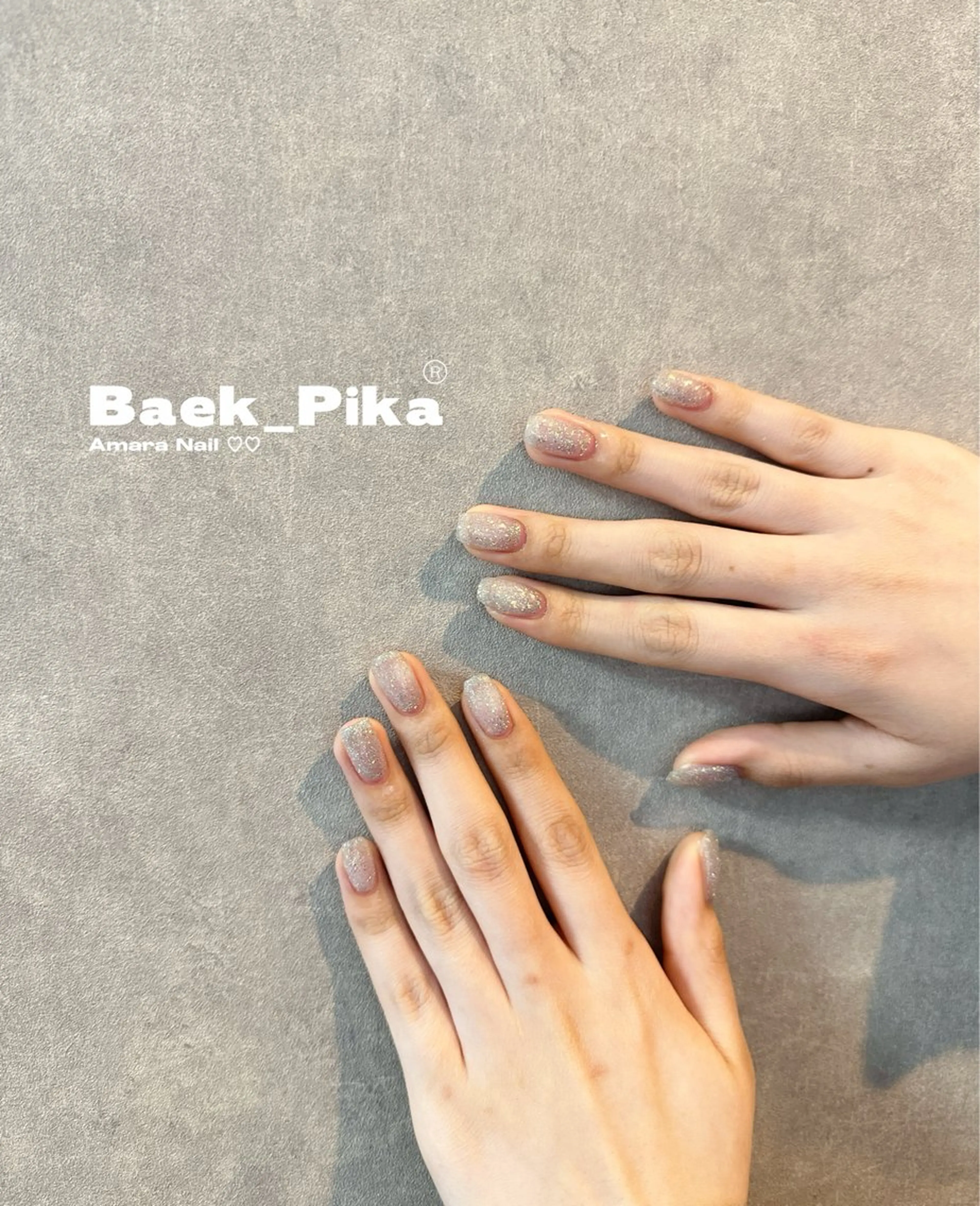 ネイル ラメ(グリッター) ハンドネイル ハンドケア LINSTY PIKAのネイルデザイン