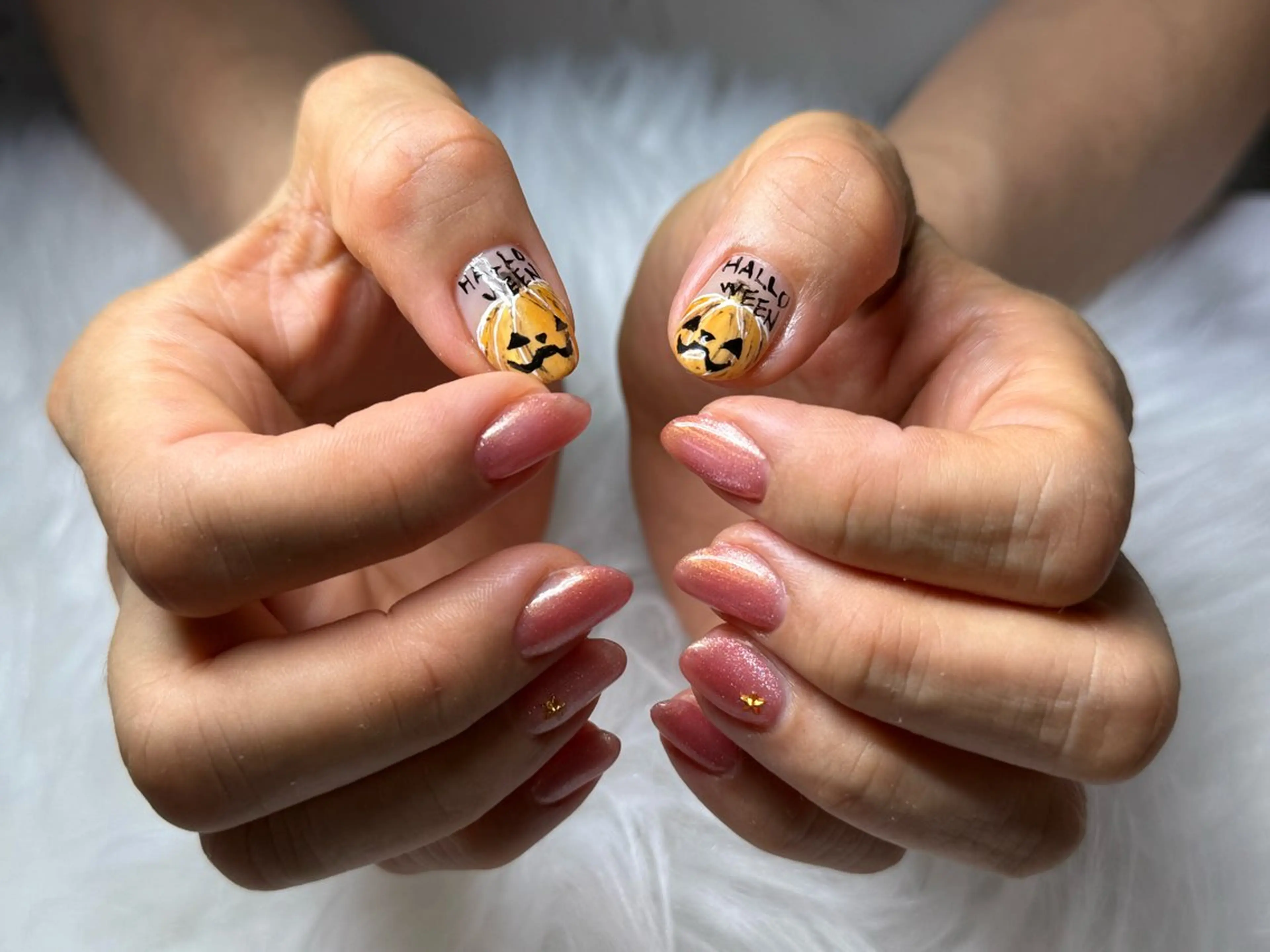 ネイル ハロウィン ハンドネイル douceknail所属・本厚木駅 徒歩3分のネイルデザイン